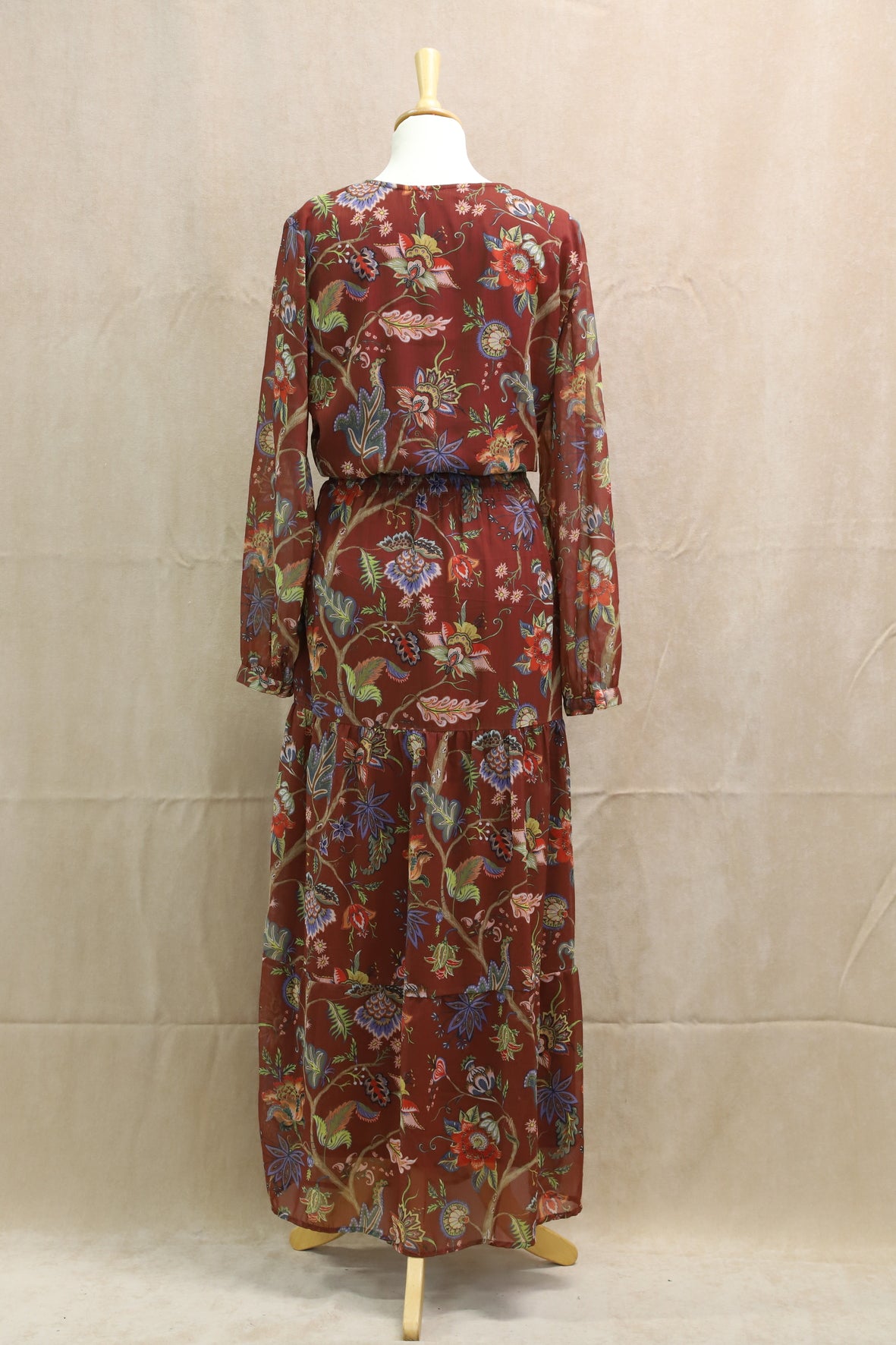 Robe marron Only Taille L