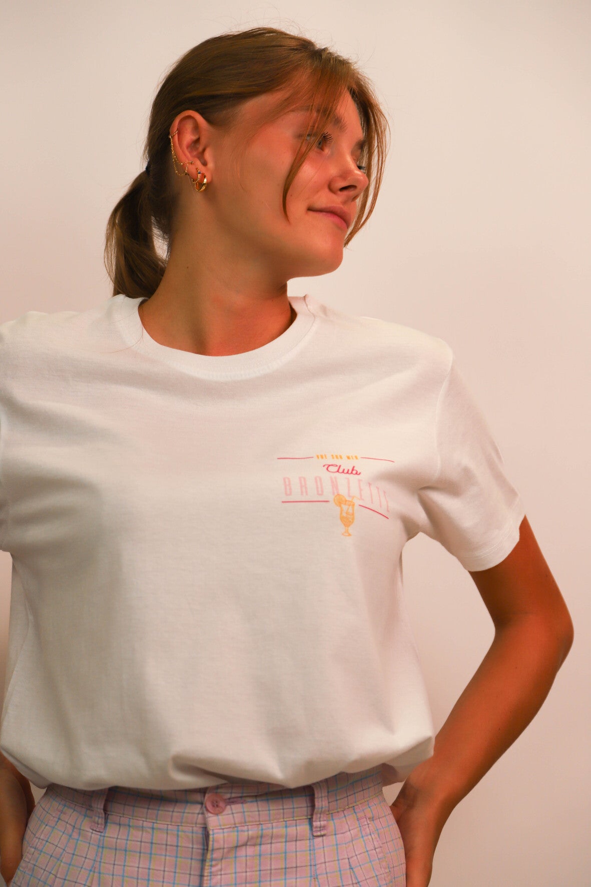 T-Shirt mixte Club Bronzette Cocktail, Taille S - M - L - XL