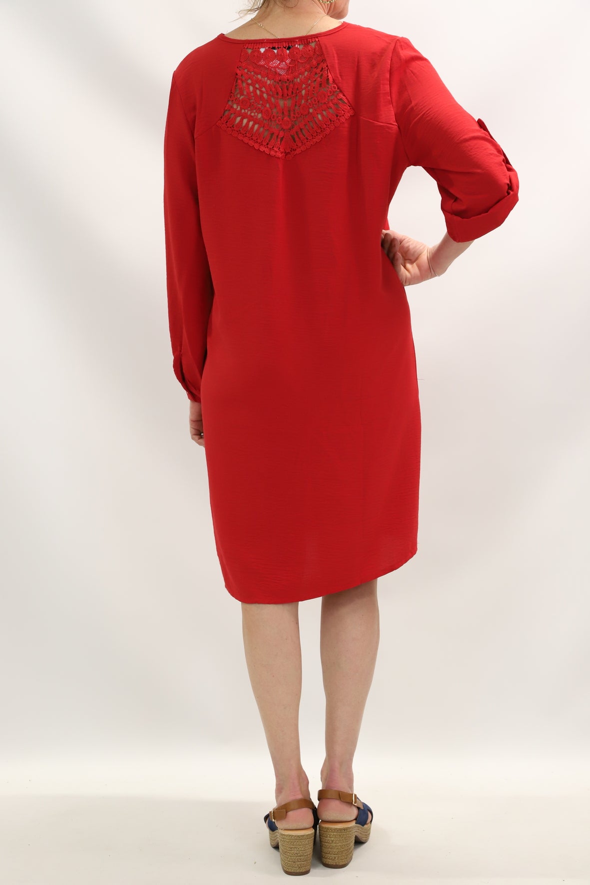 Robe rouge Christy Taille M