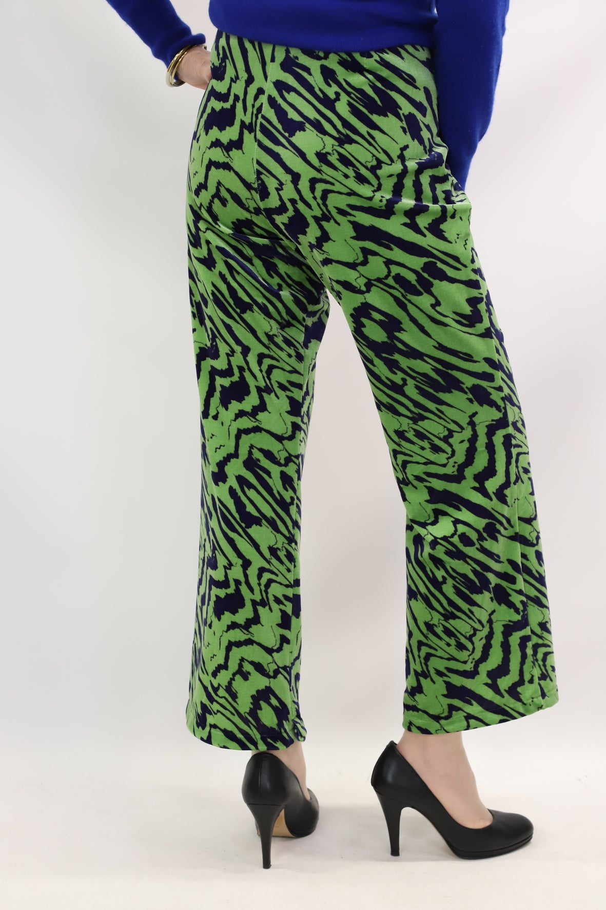 Pantalon vert et bleu ZARA taille XL