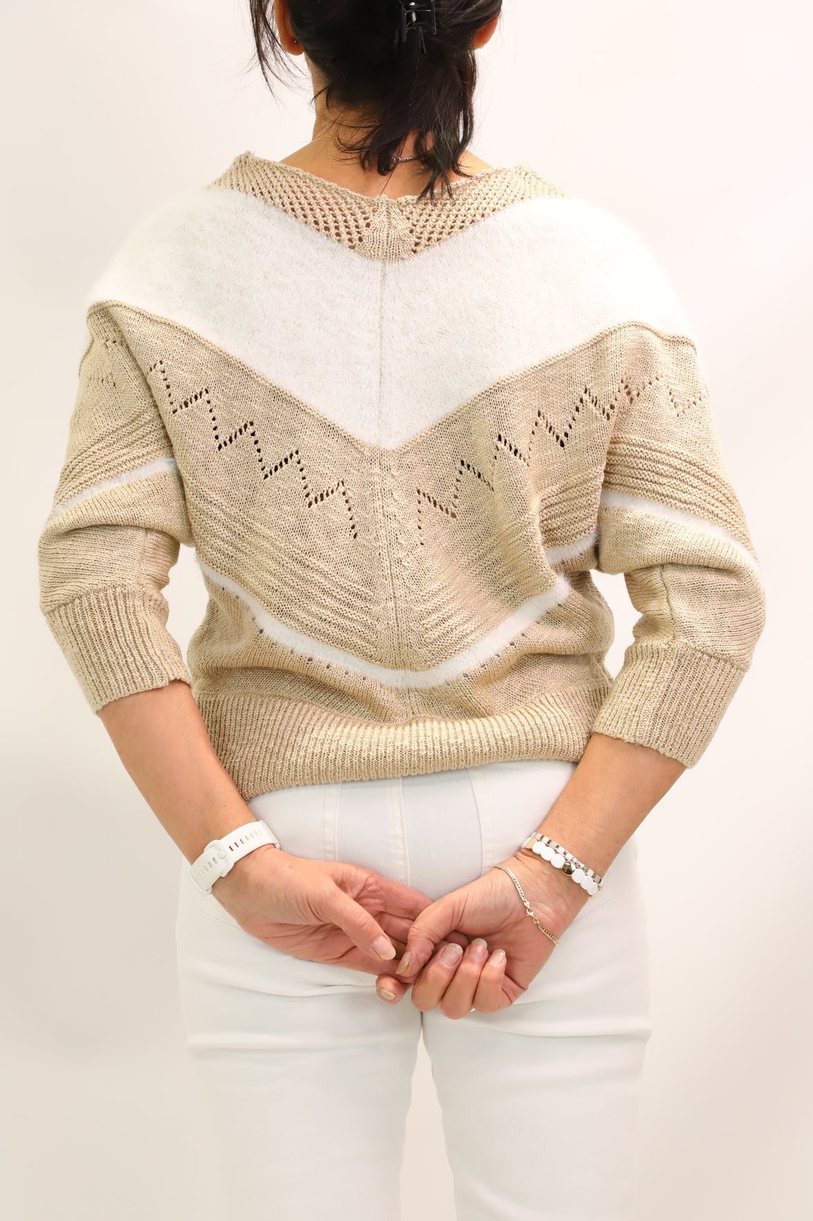 Pull écru Tendency Taille XL - NEUF