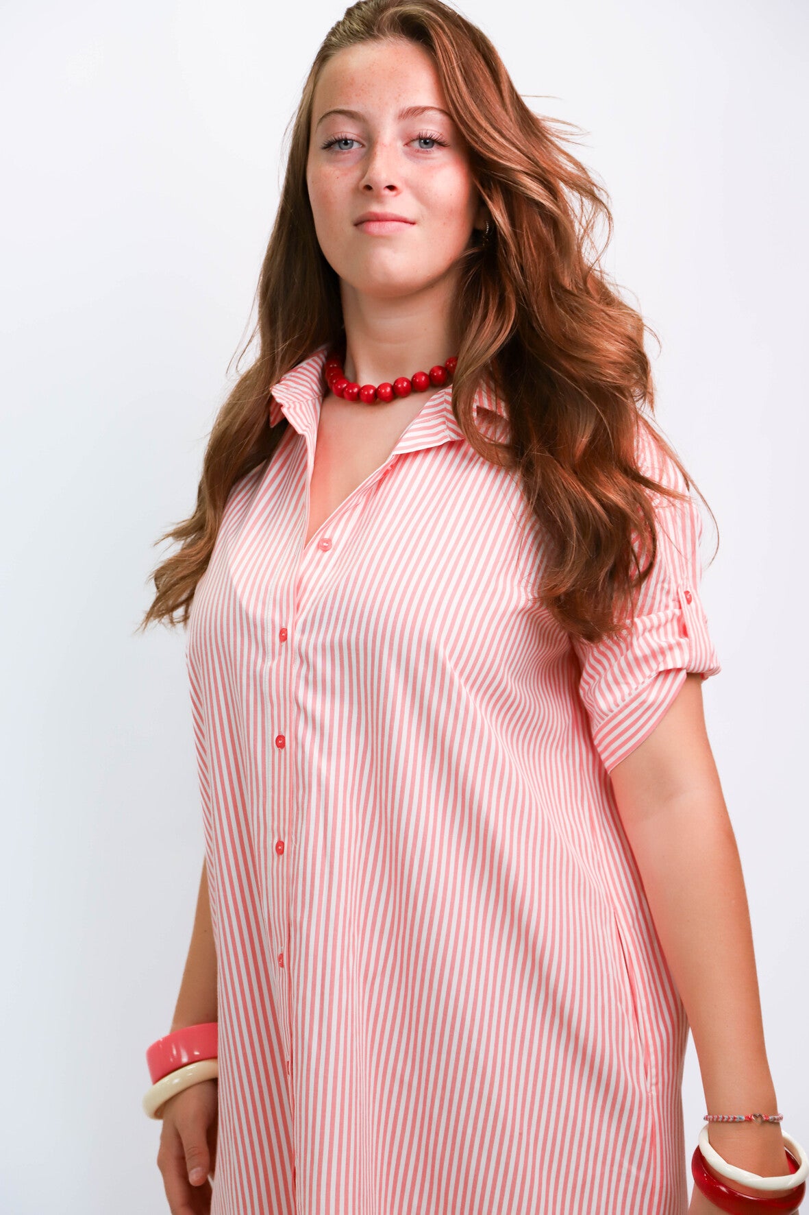 Robe rayée rose Lili Sidoni Taille XS