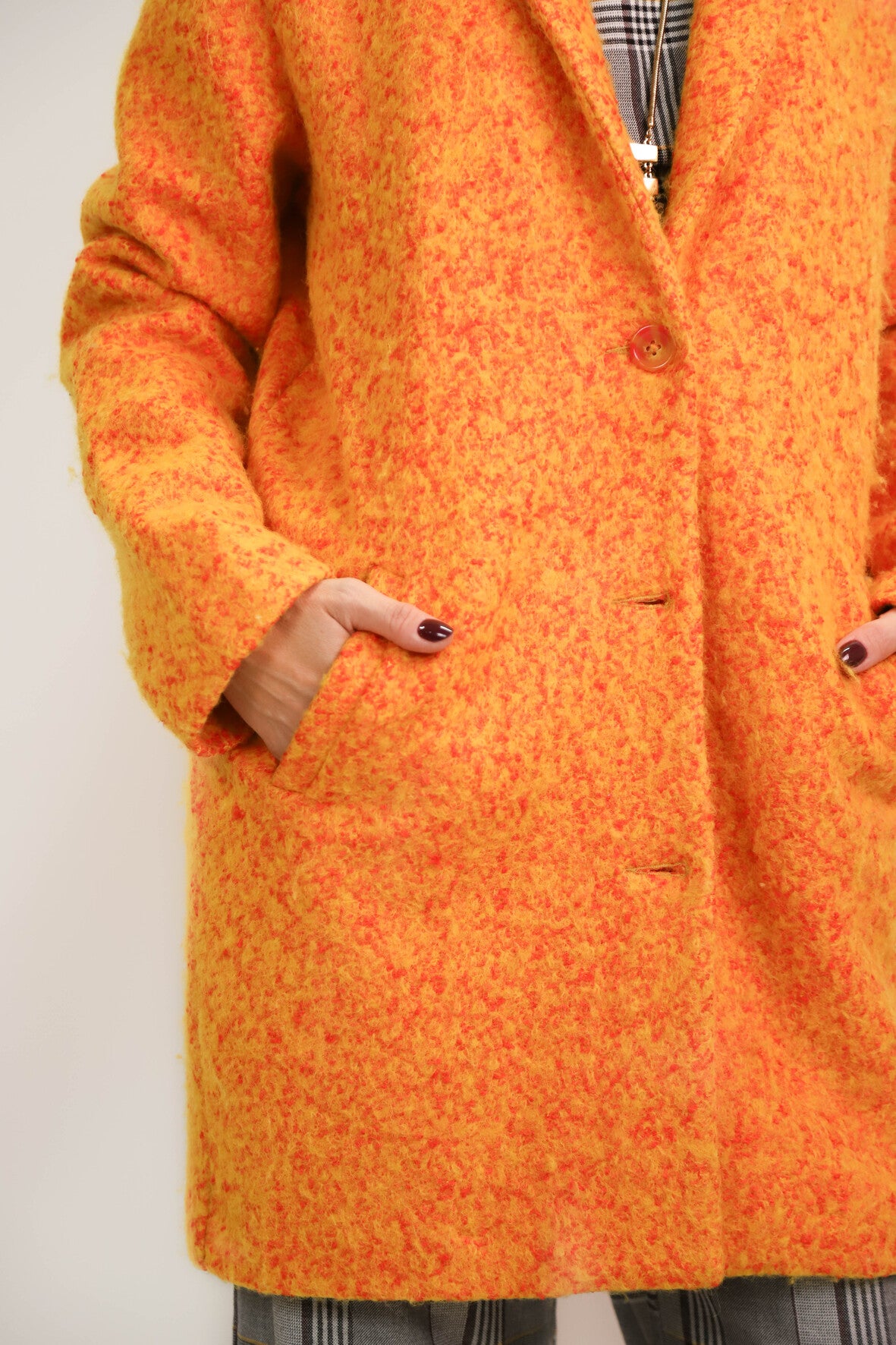 Manteau orange Surkana Taille M