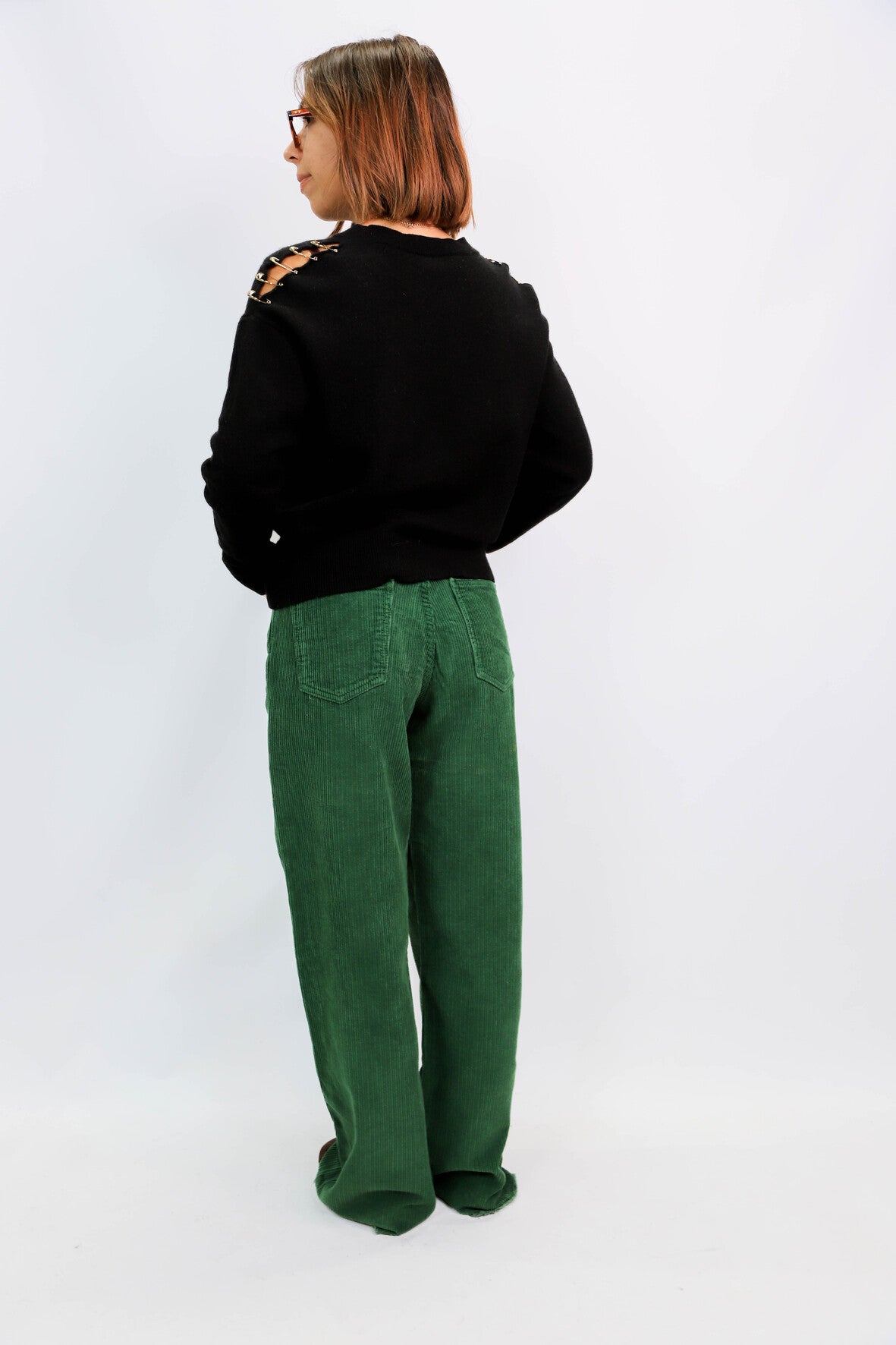 Pull noir et doré The Kooples Taille S