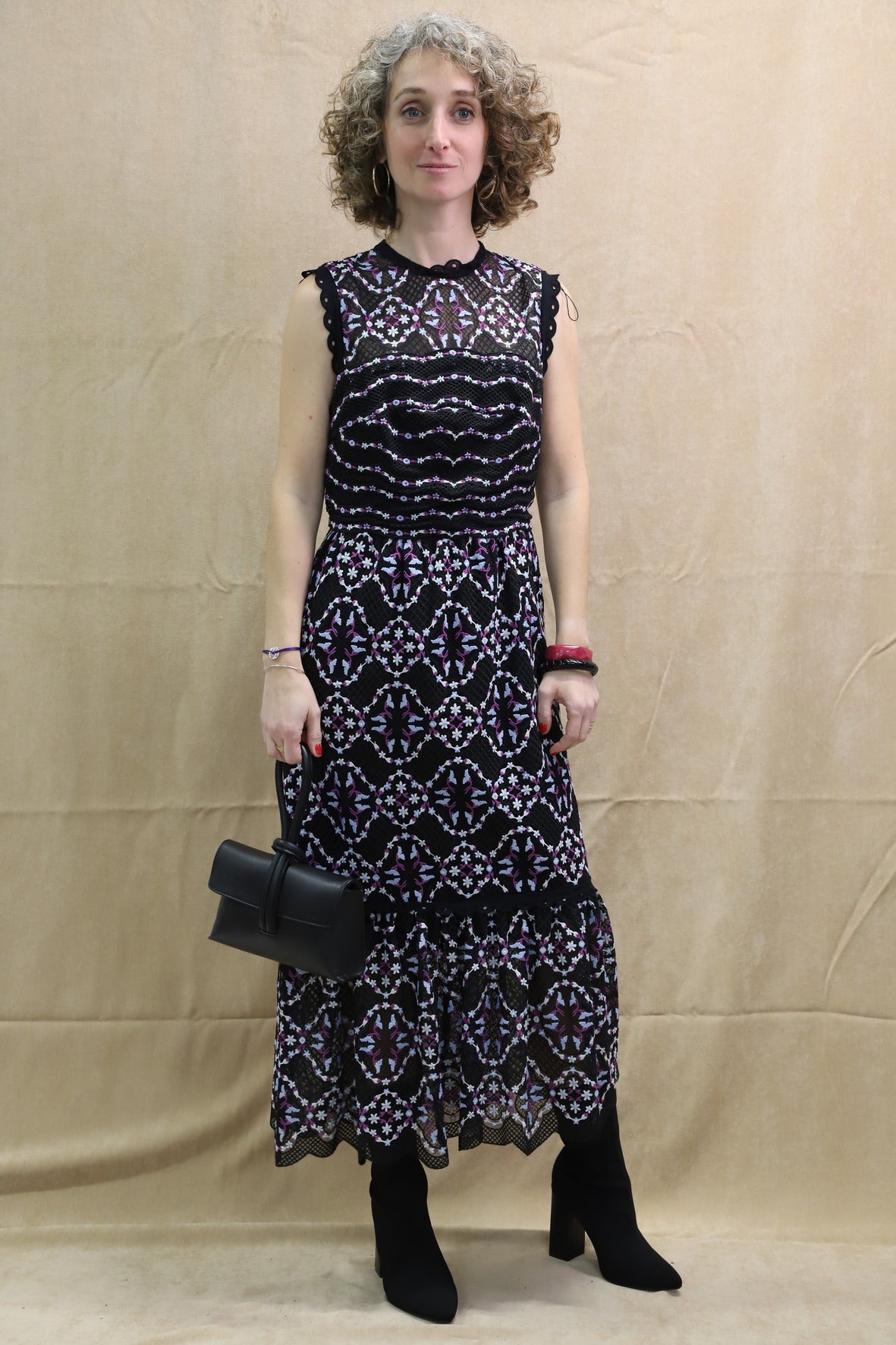 Robe noire Sandro Taille S