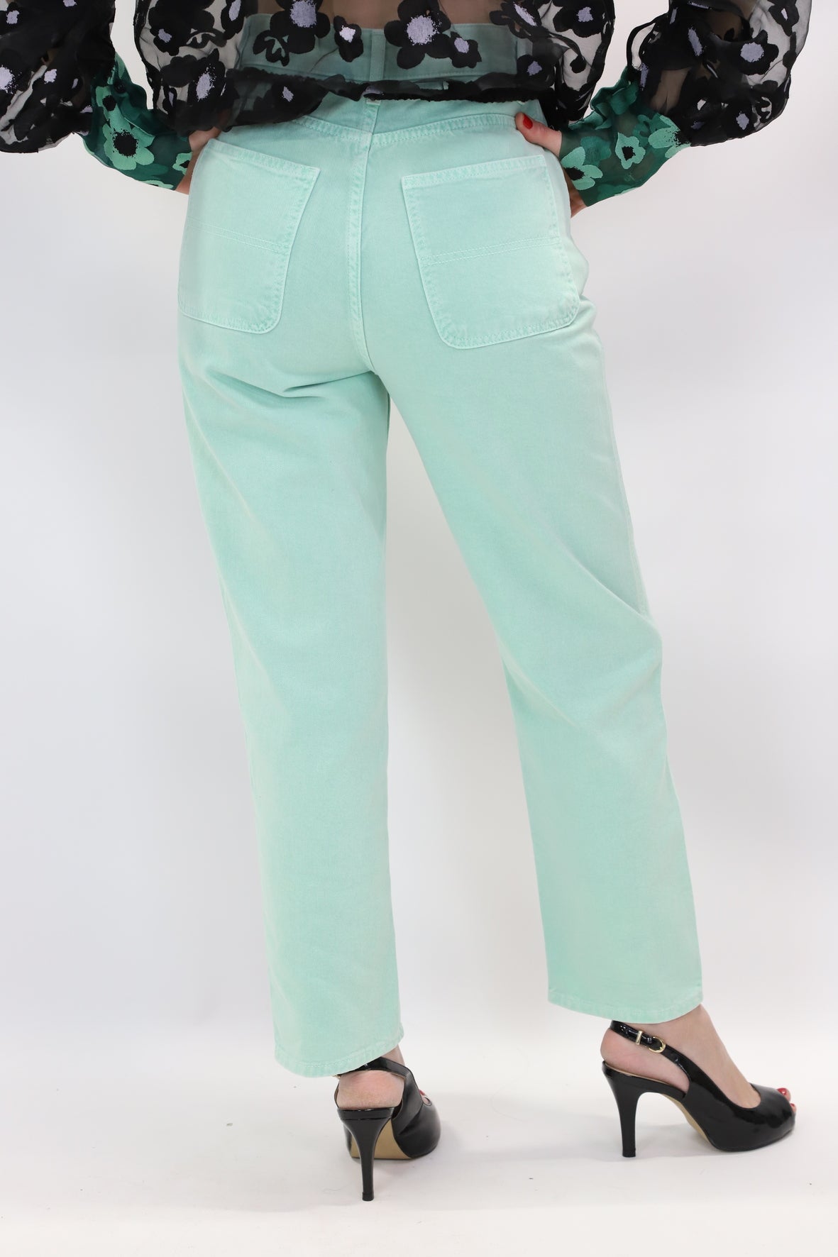 Jean vert Sandro Taille S