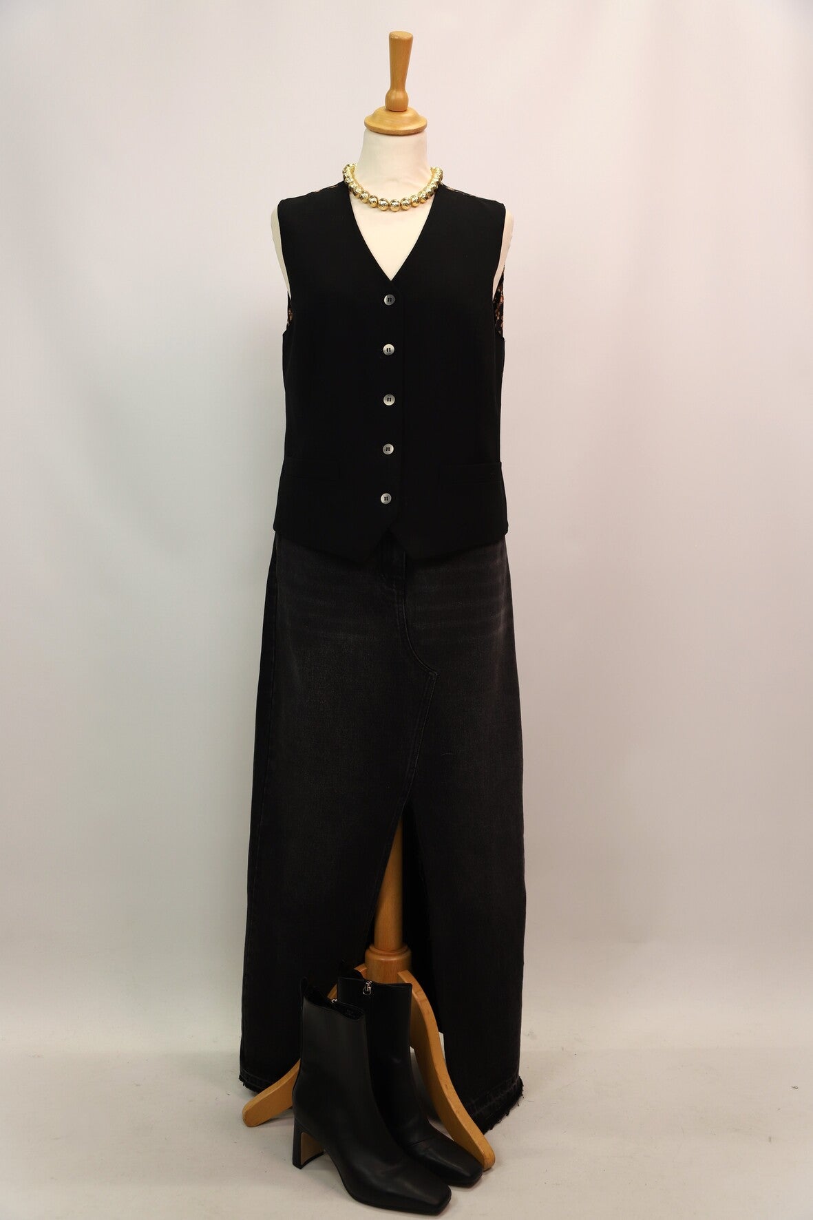 Gilet noir Ernest Le Gamin Taille M