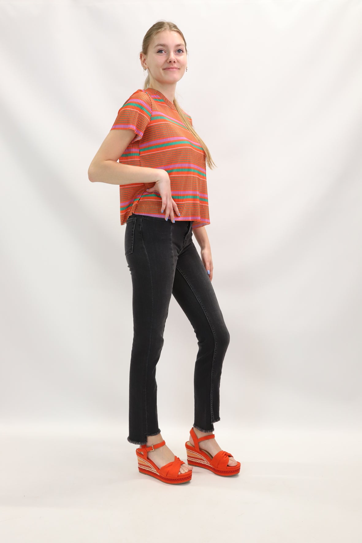 Tee-shirt coloré Bershka Taille S
