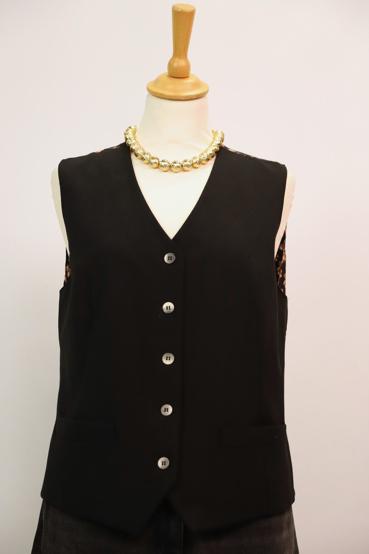 Gilet noir Ernest Le Gamin Taille M
