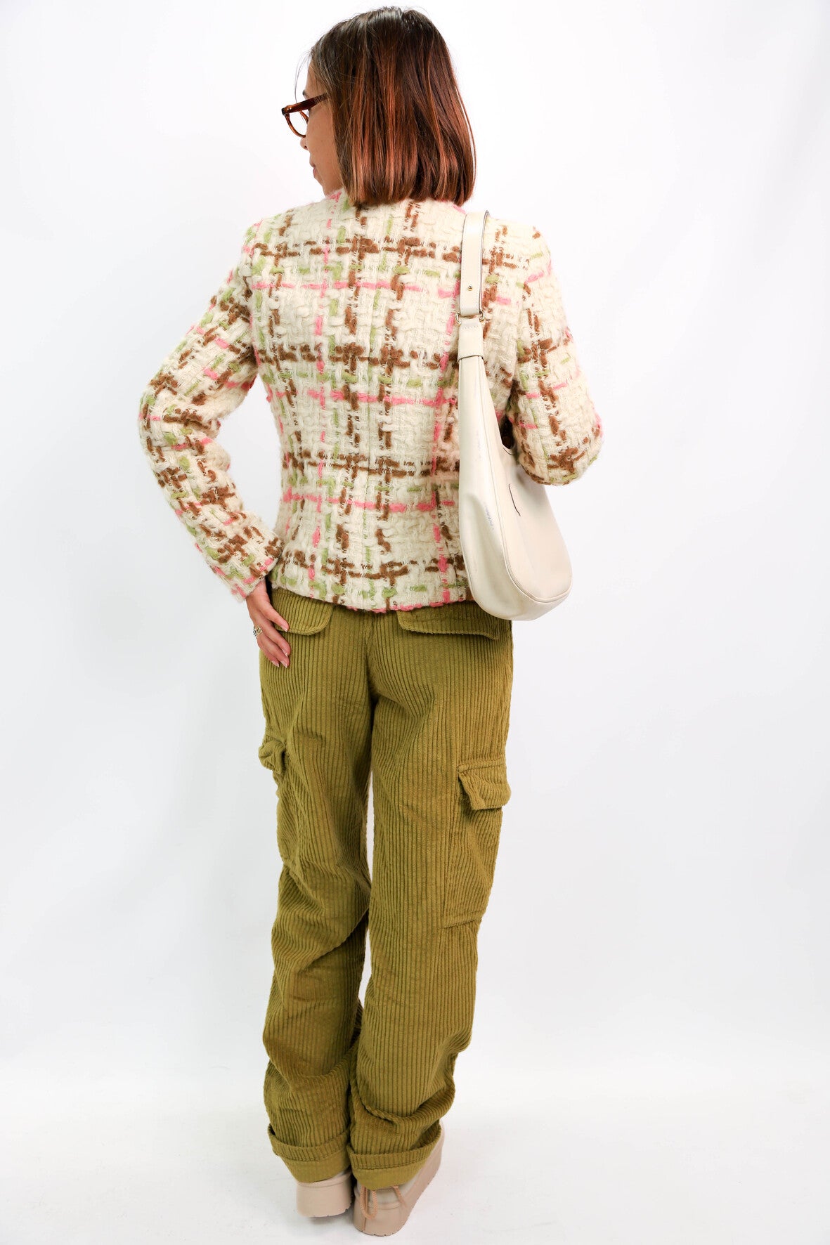 Pantalon cargo vert olive Pimkie Taille S