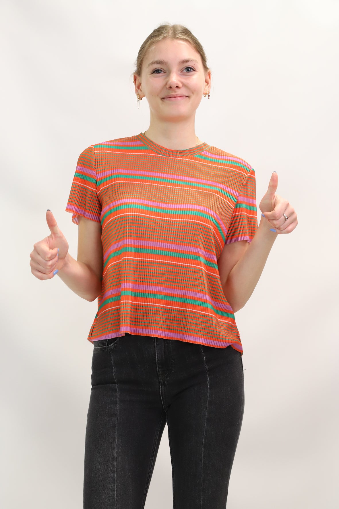Tee-shirt coloré Bershka Taille S