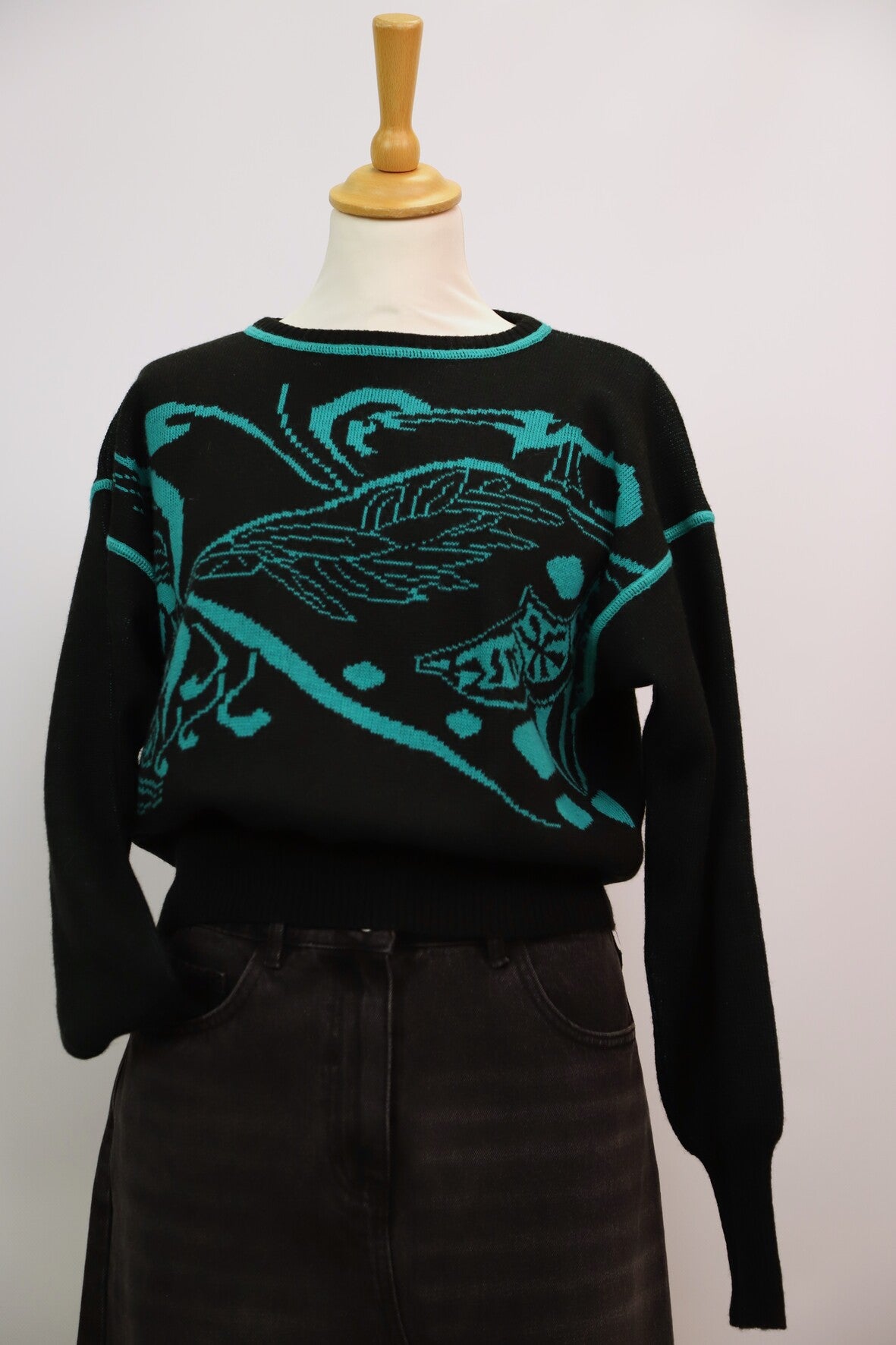 Pull noir Saint Charles Taille M