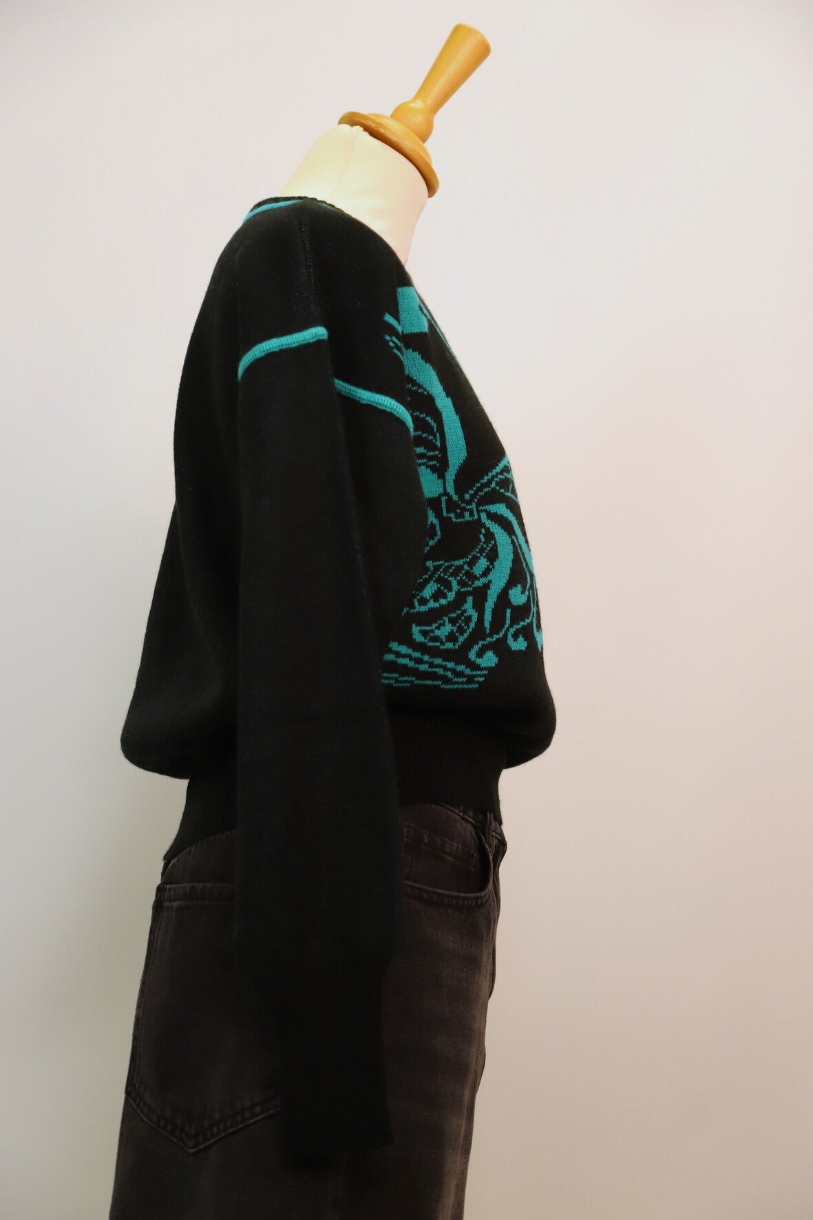 Pull noir Saint Charles Taille M