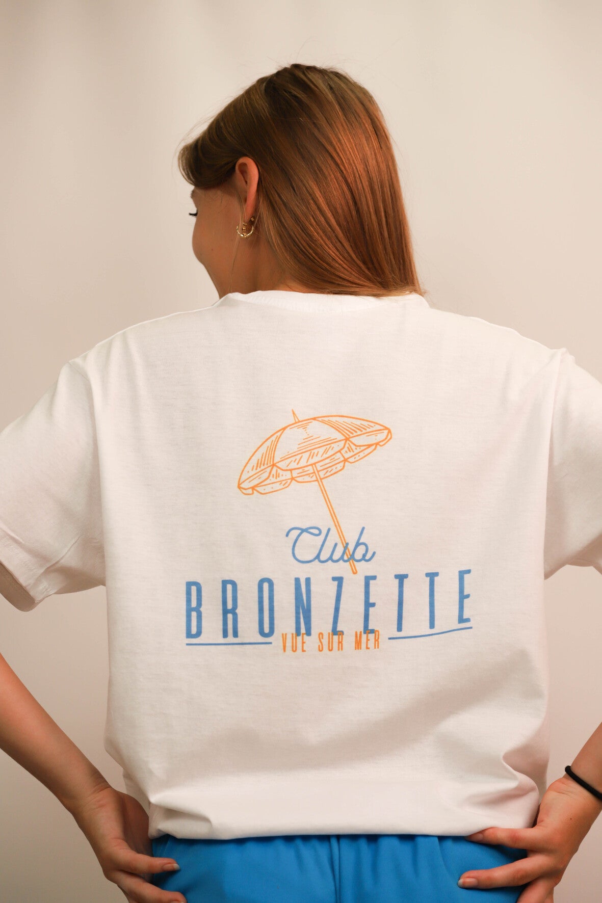 T-Shirt mixte Club Bronzette Parasol, Taille S - M - L - XL