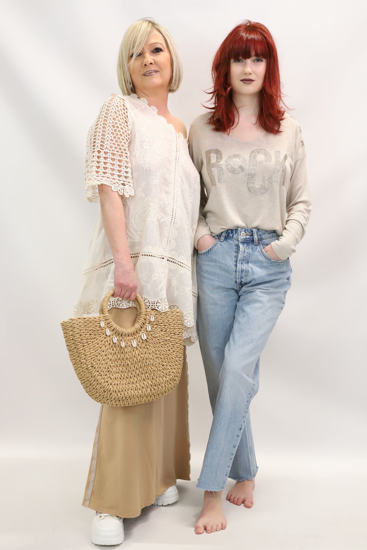 Pull beige Carla Giannini Taille M