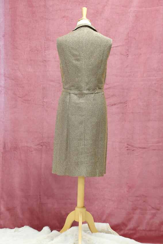 Robe dorée sans manches Taille L