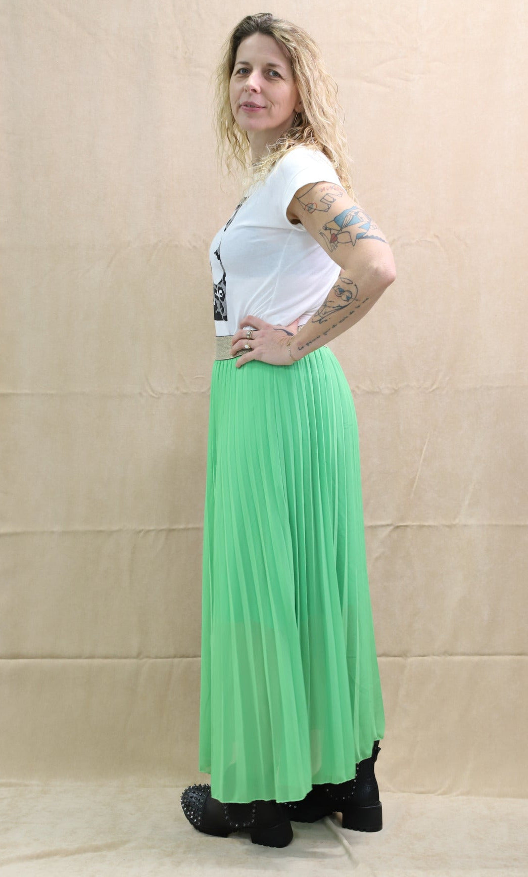 Jupe verte C'Mélodie Taille L - NEUF