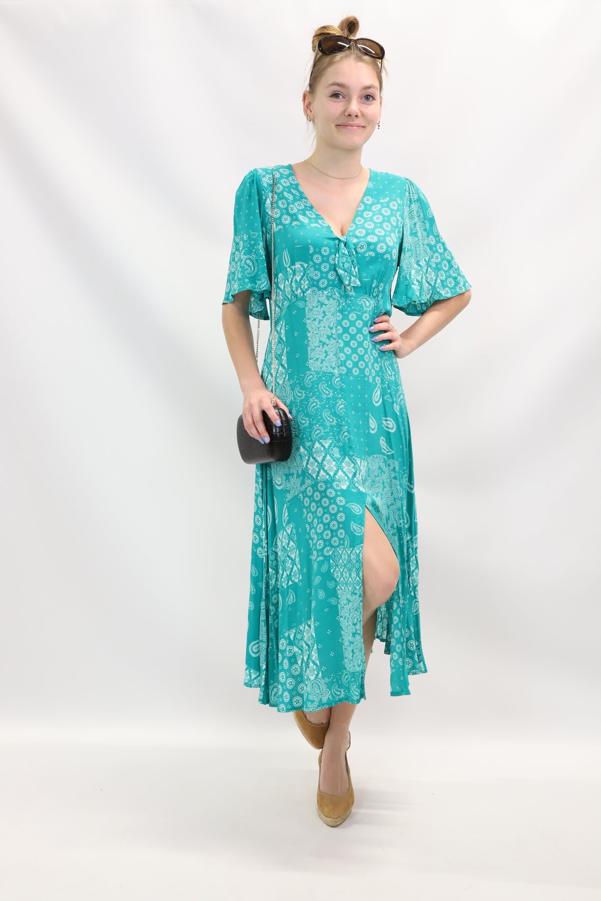 Robe verte Grace Mila Taille S - Main Image