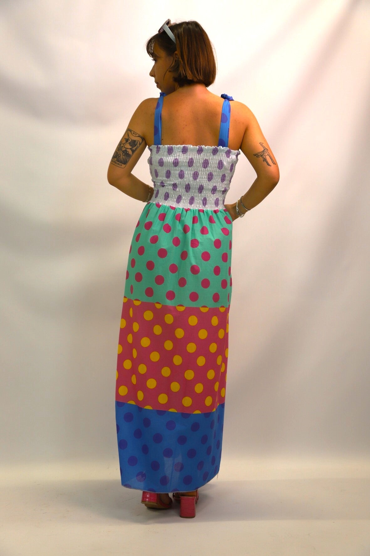 Robe longue à pois Taille S