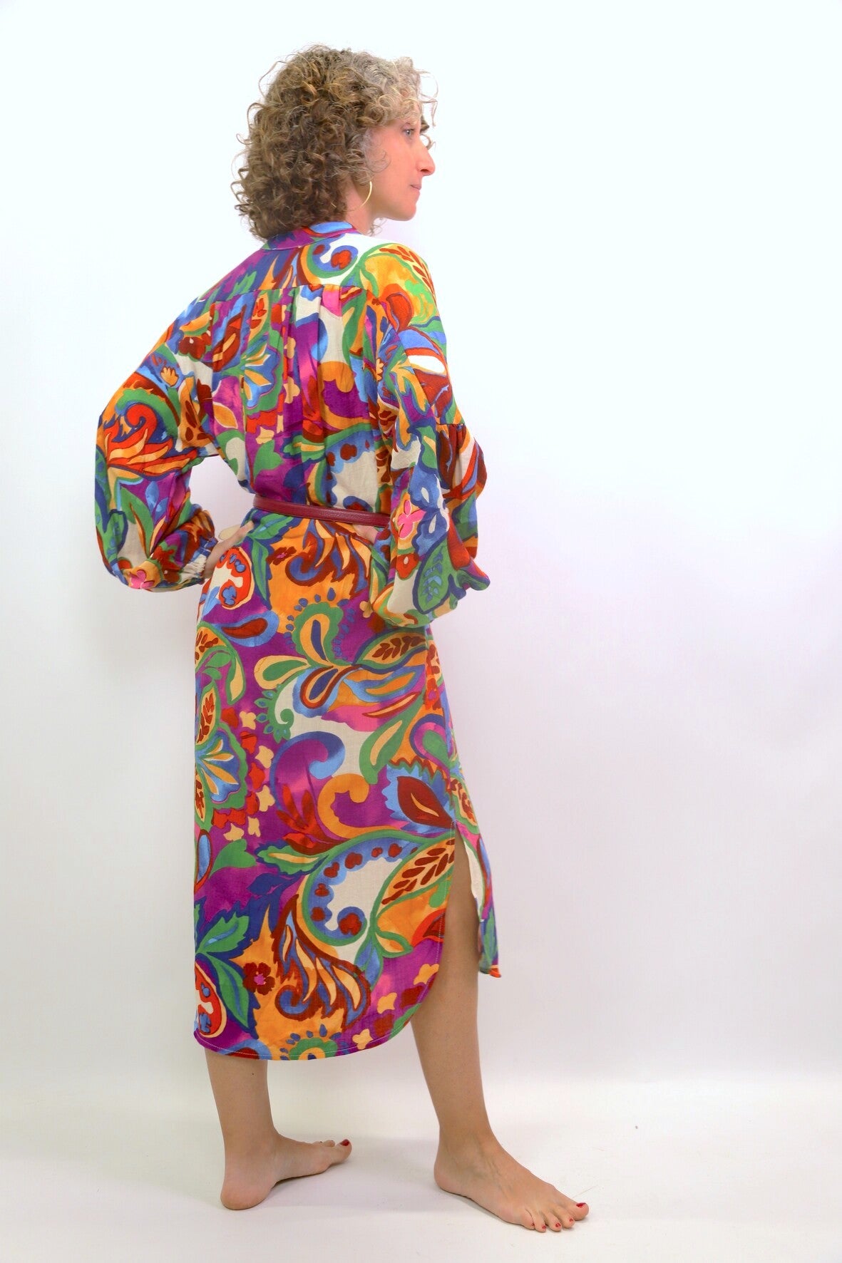 Robe à manches longues, colorée, Scarlet Rooz, Taille unique - NEUF