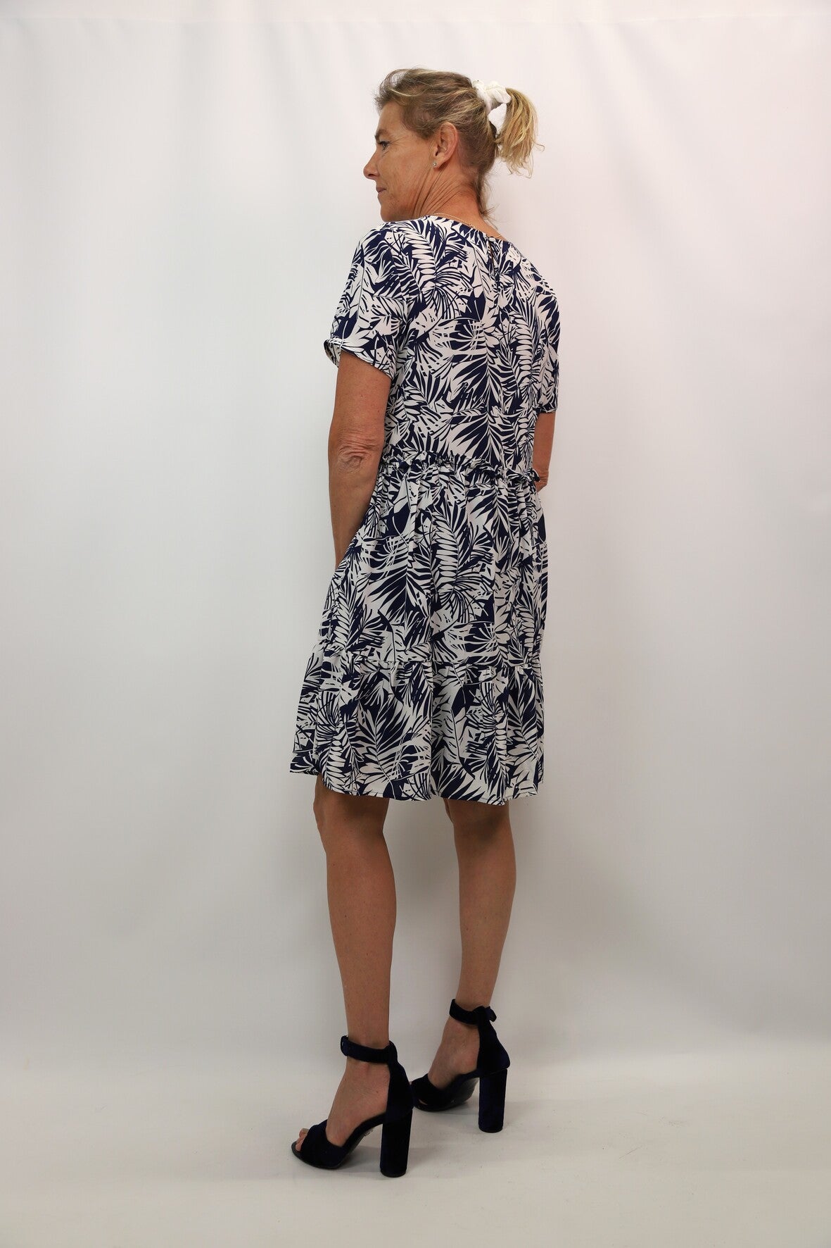 Robe bleue avec doublure, Grace & Mila, Taille L