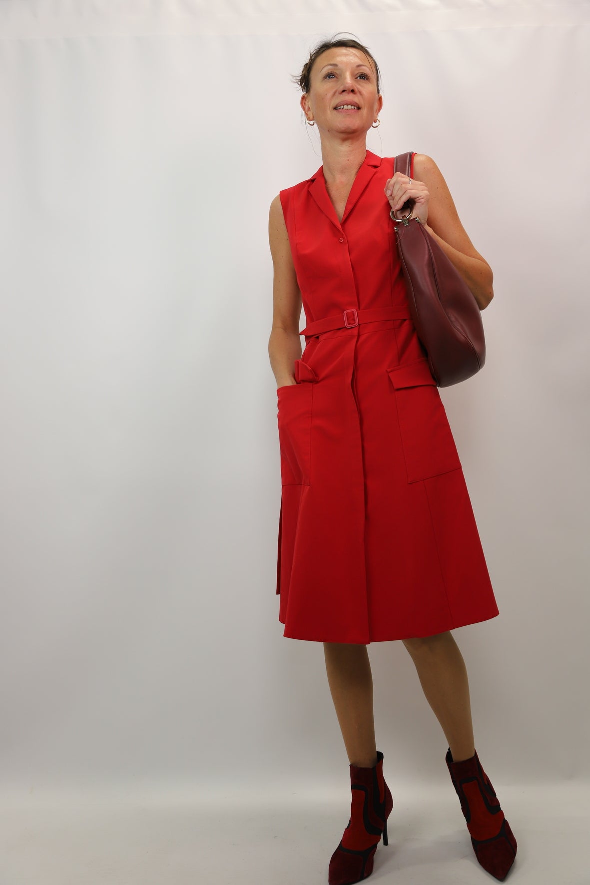 Robe rouge Nife Taille S