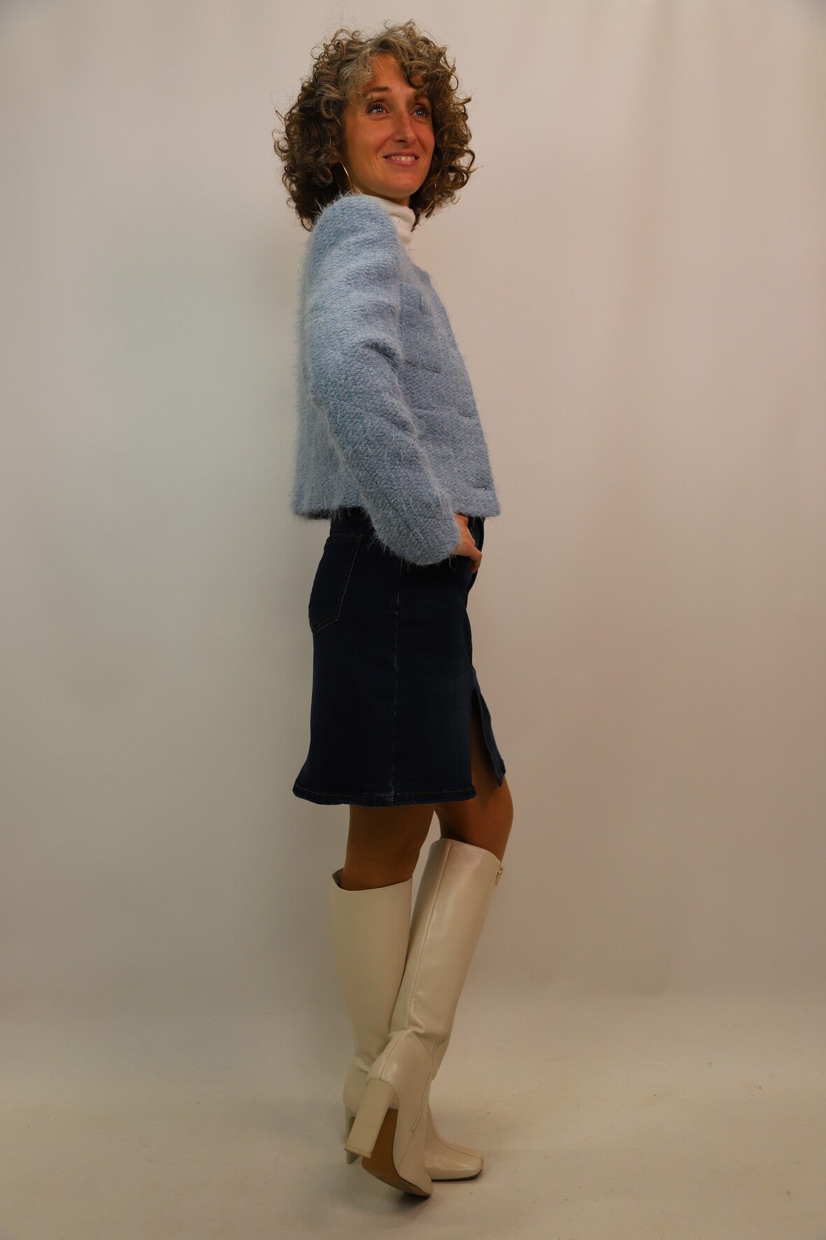 Jupe en jean Nina Carter Taille S - NEUF