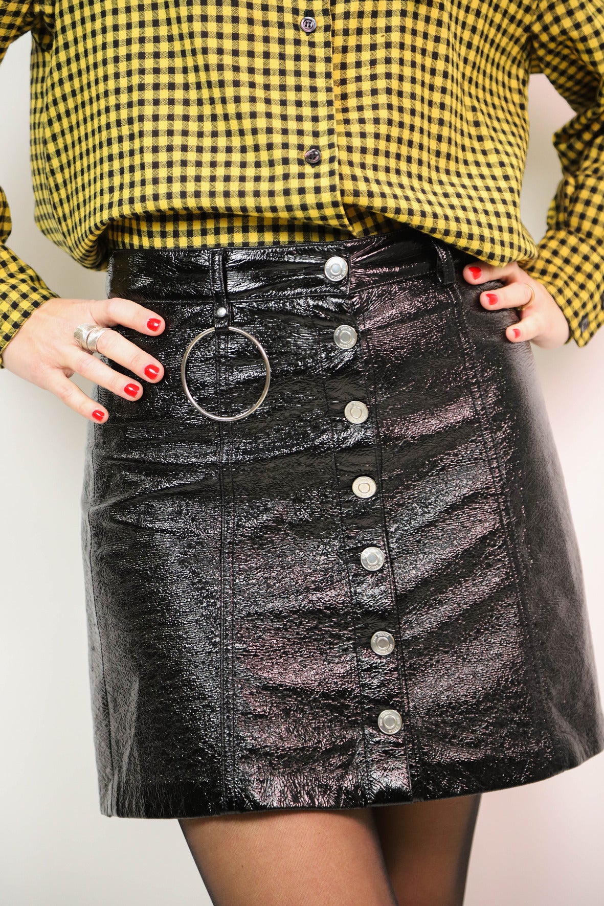 Jupe noire Stradivarius Taille S