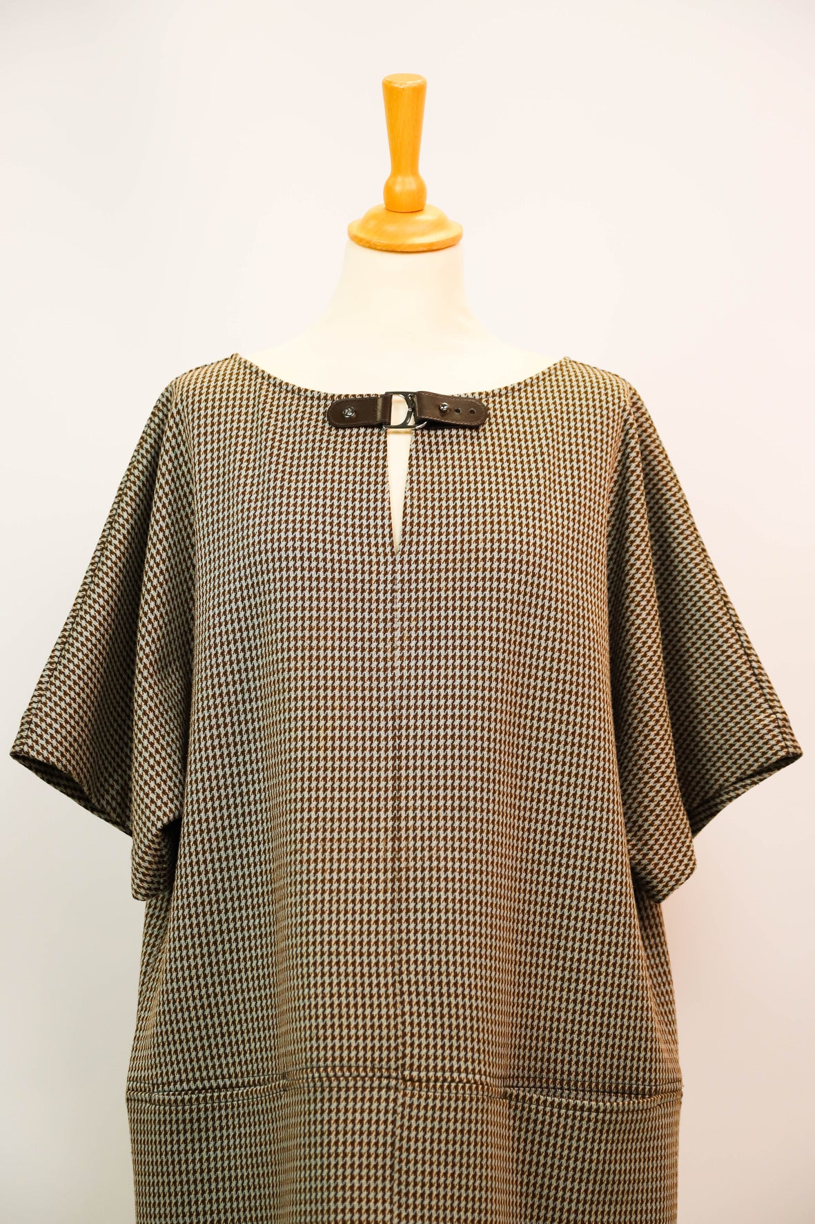 Robe pied de poule Ralph Lauren Taille L