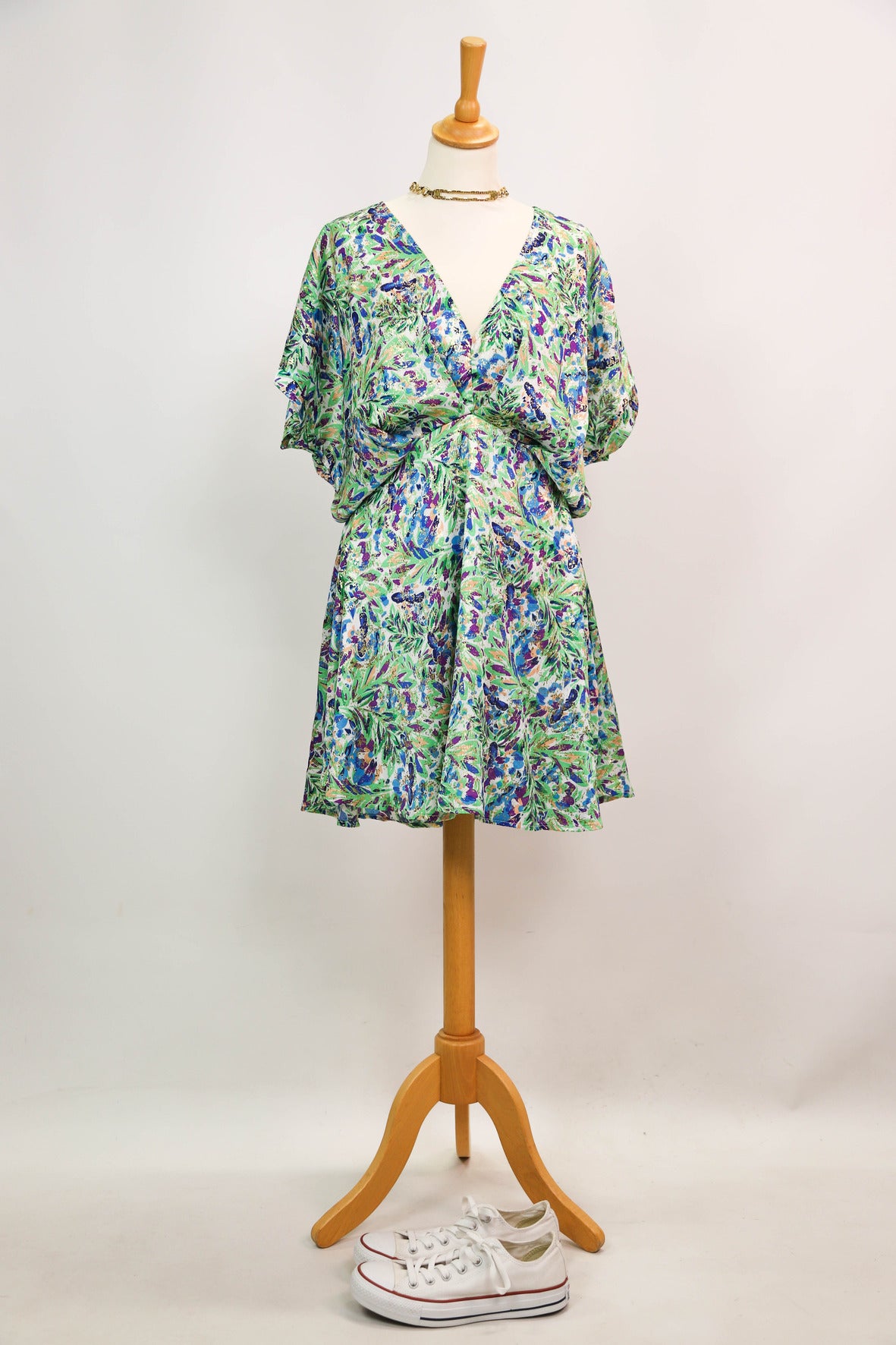 Robe verte et dorée MC Lorene Taille M