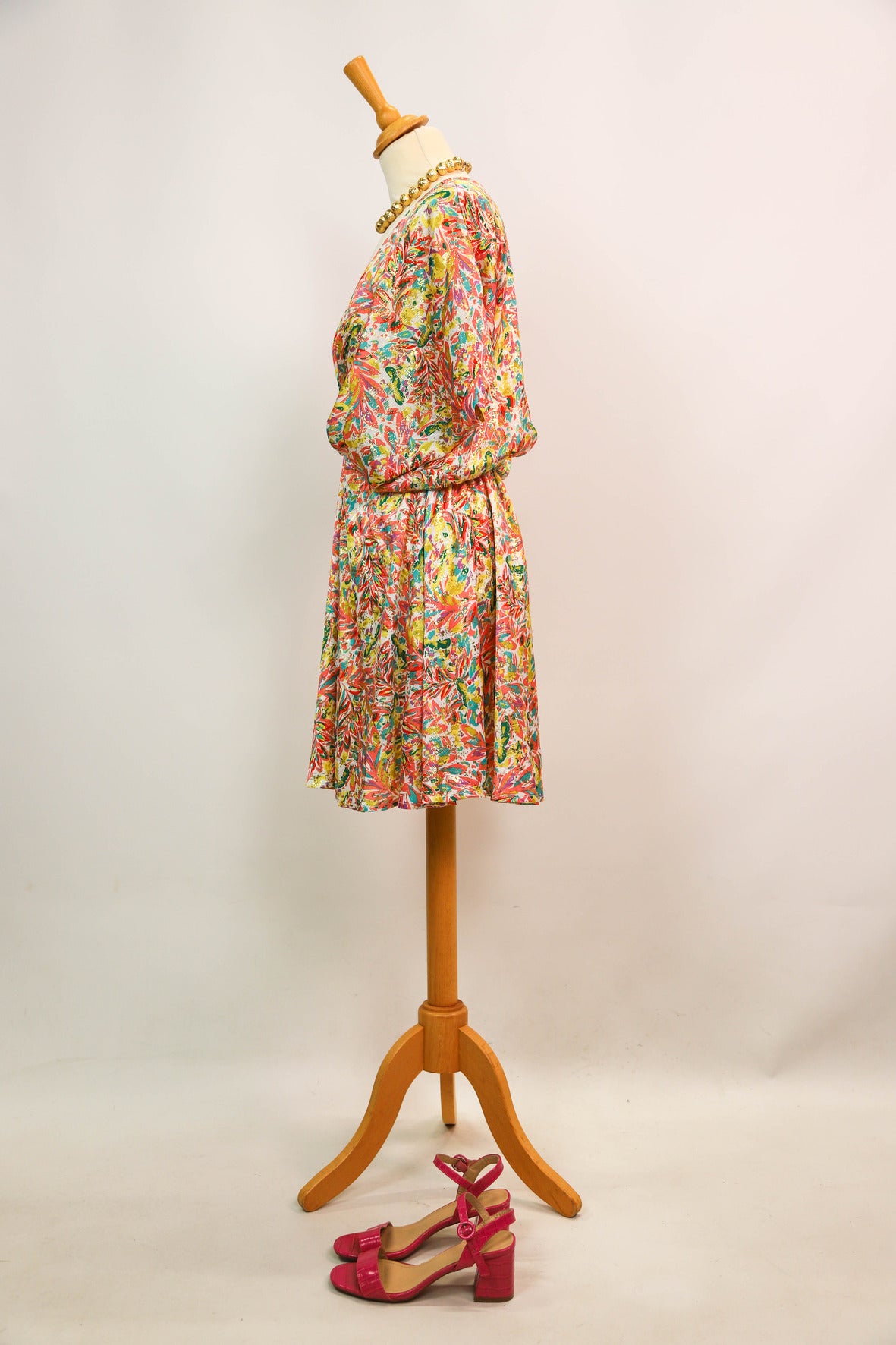 Robe rose et dorée MC Lorene Taille M