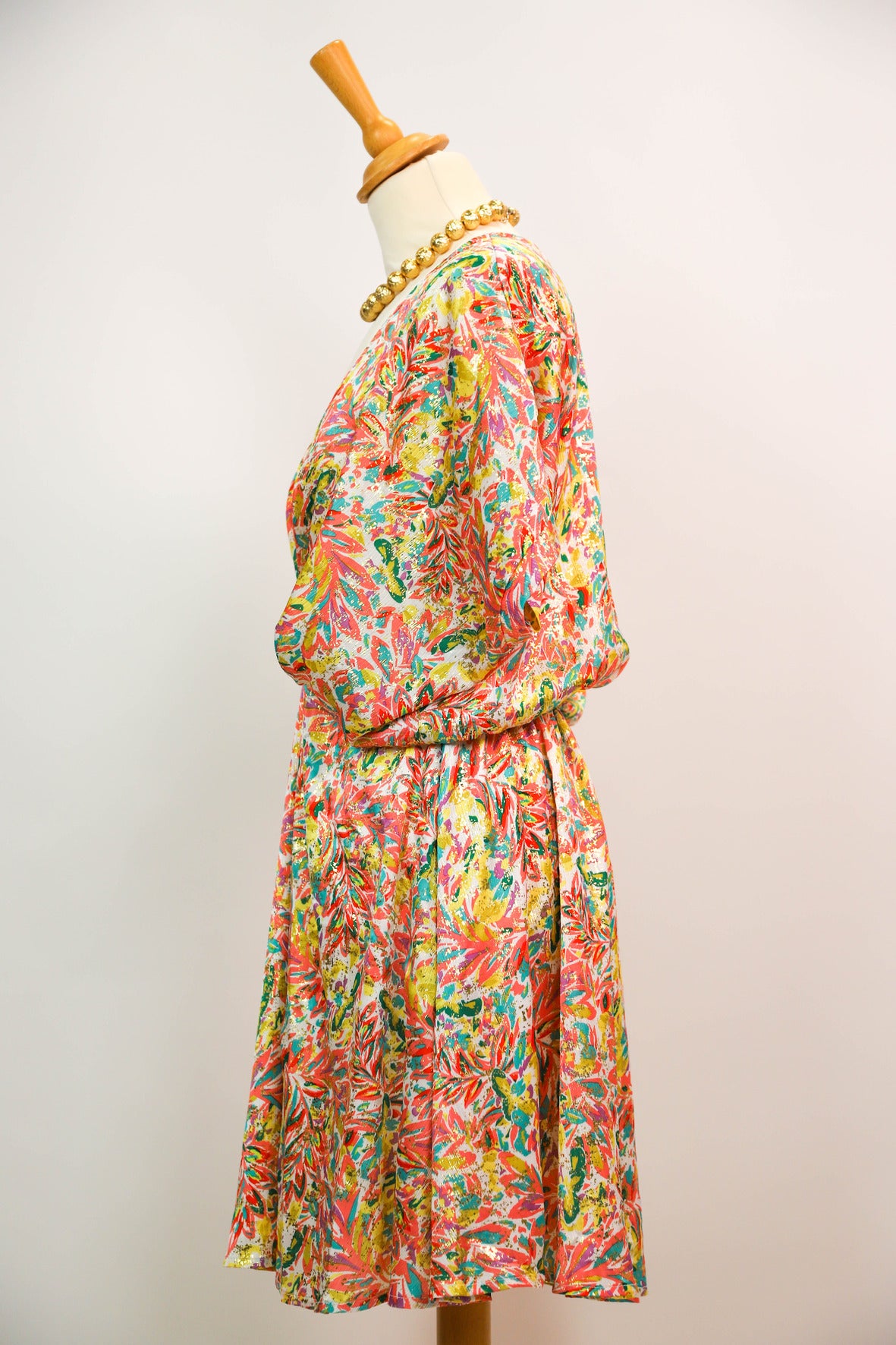 Robe rose et dorée MC Lorene Taille M