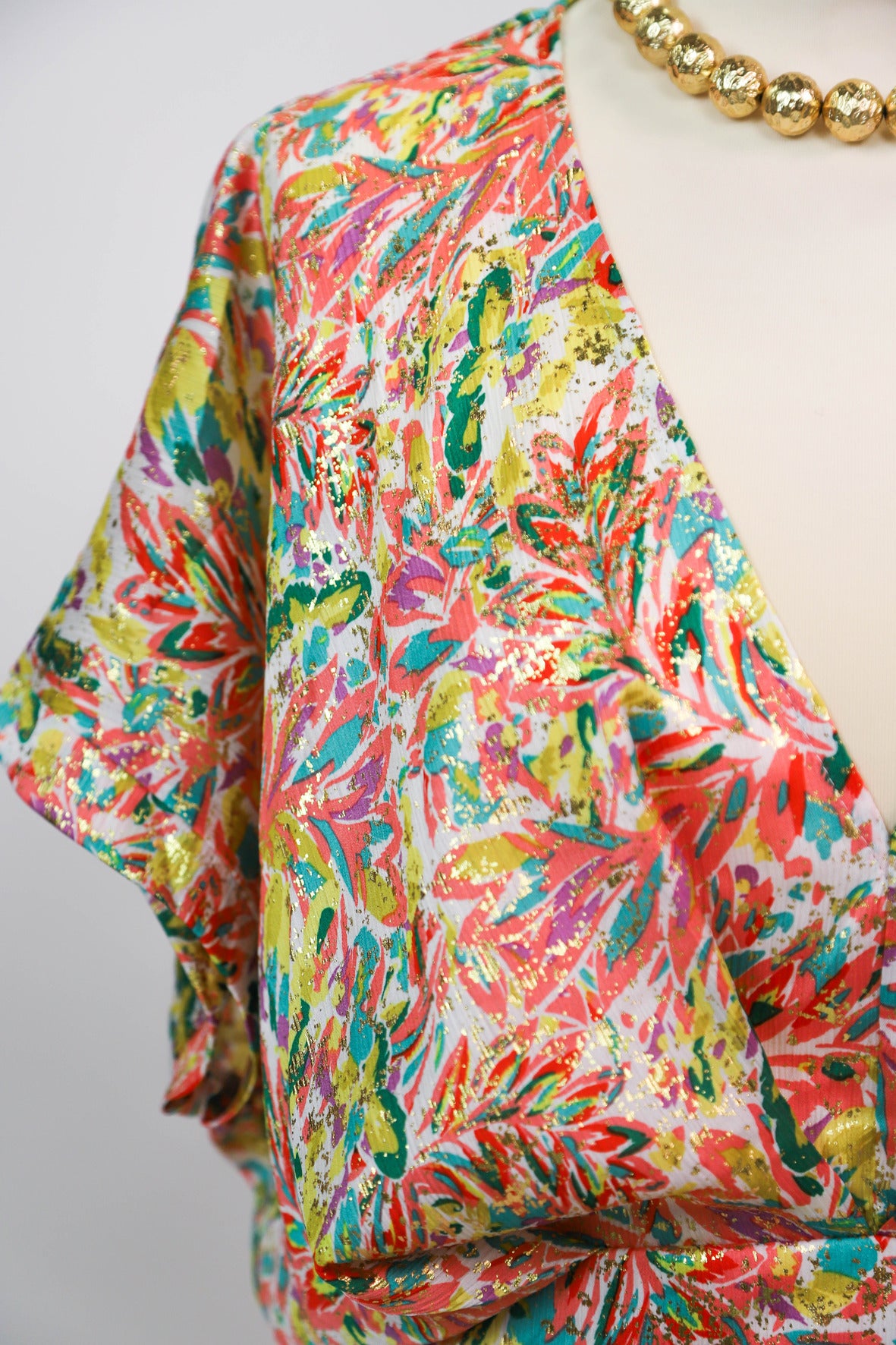 Robe rose et dorée MC Lorene Taille M