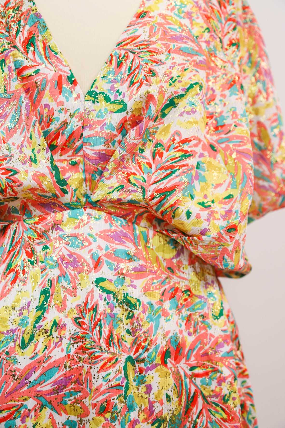 Robe rose et dorée MC Lorene Taille M