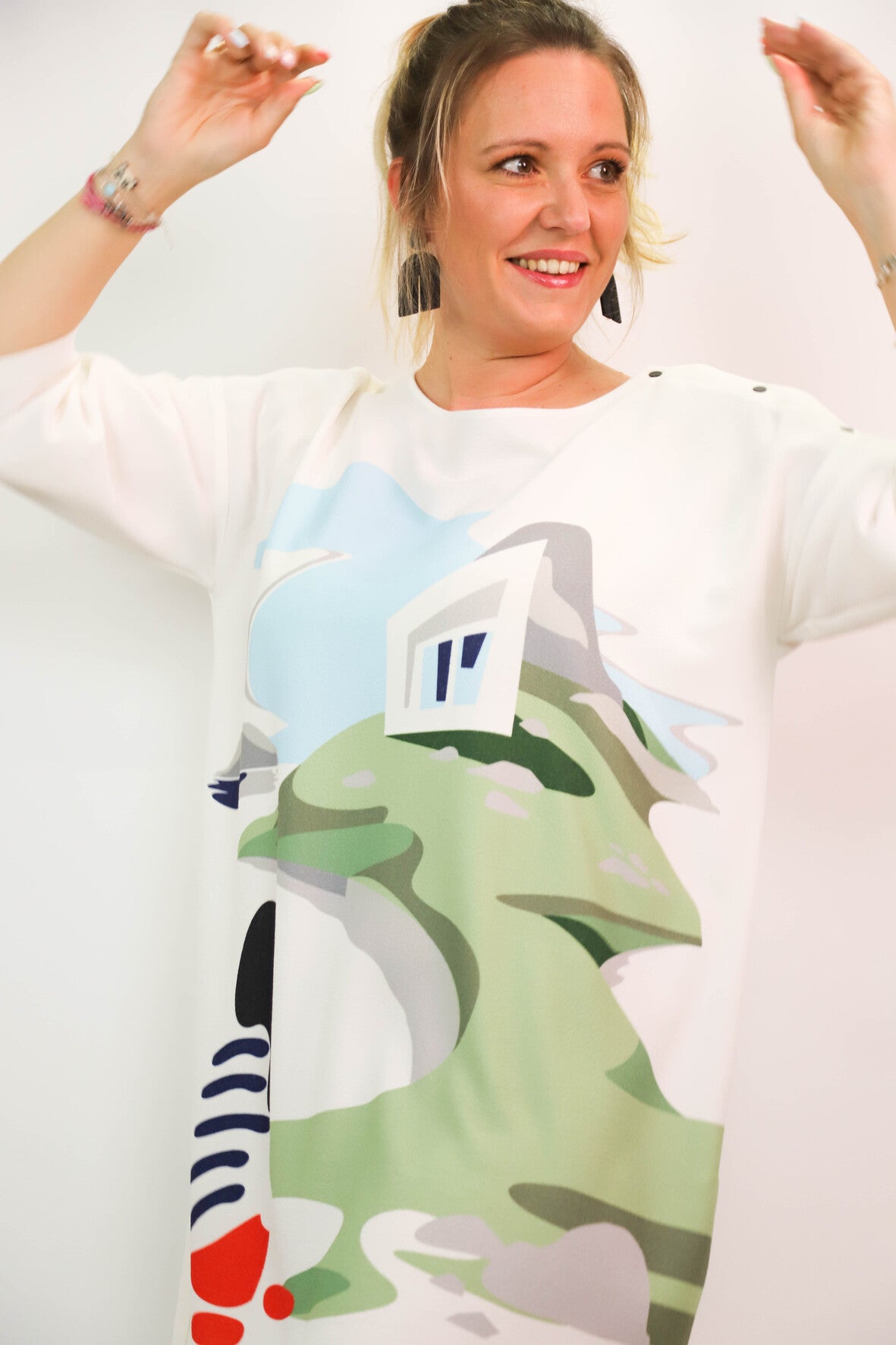 Robe blanche Cop Copine Taille L