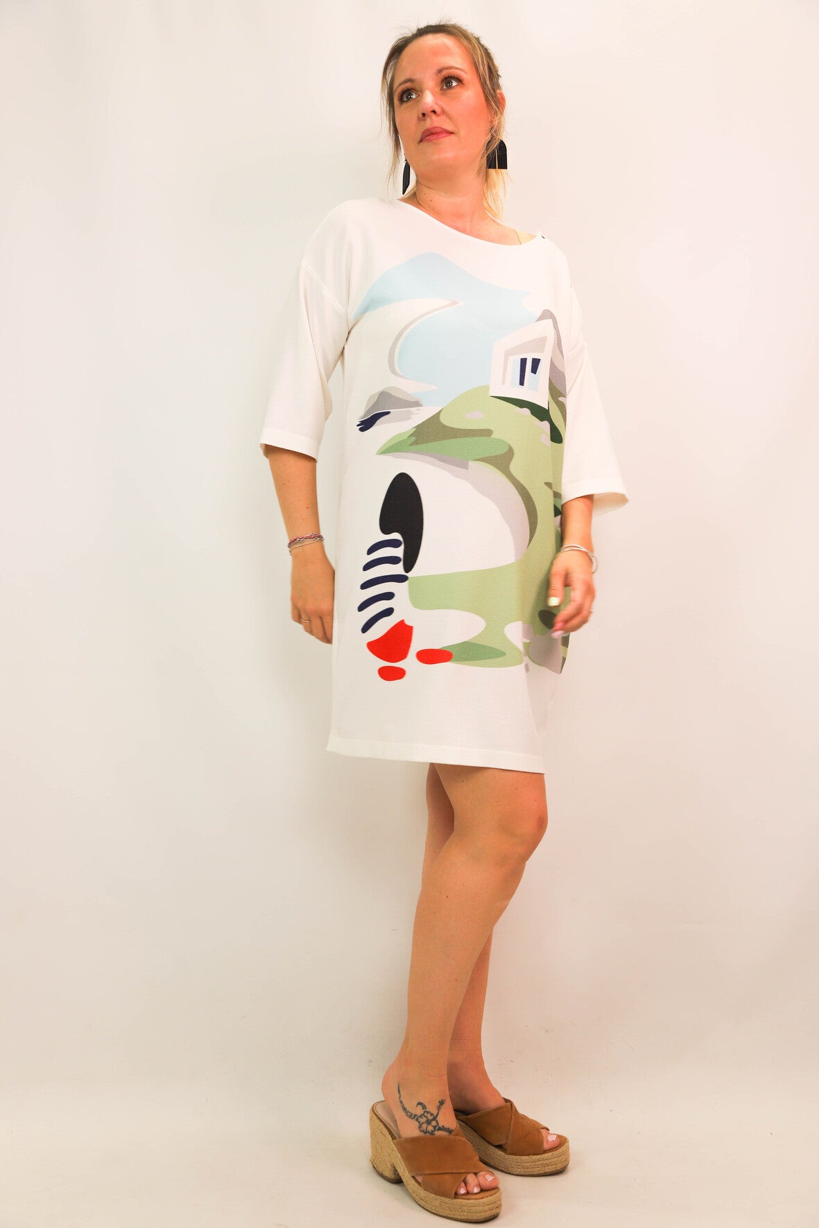Robe blanche Cop Copine Taille L