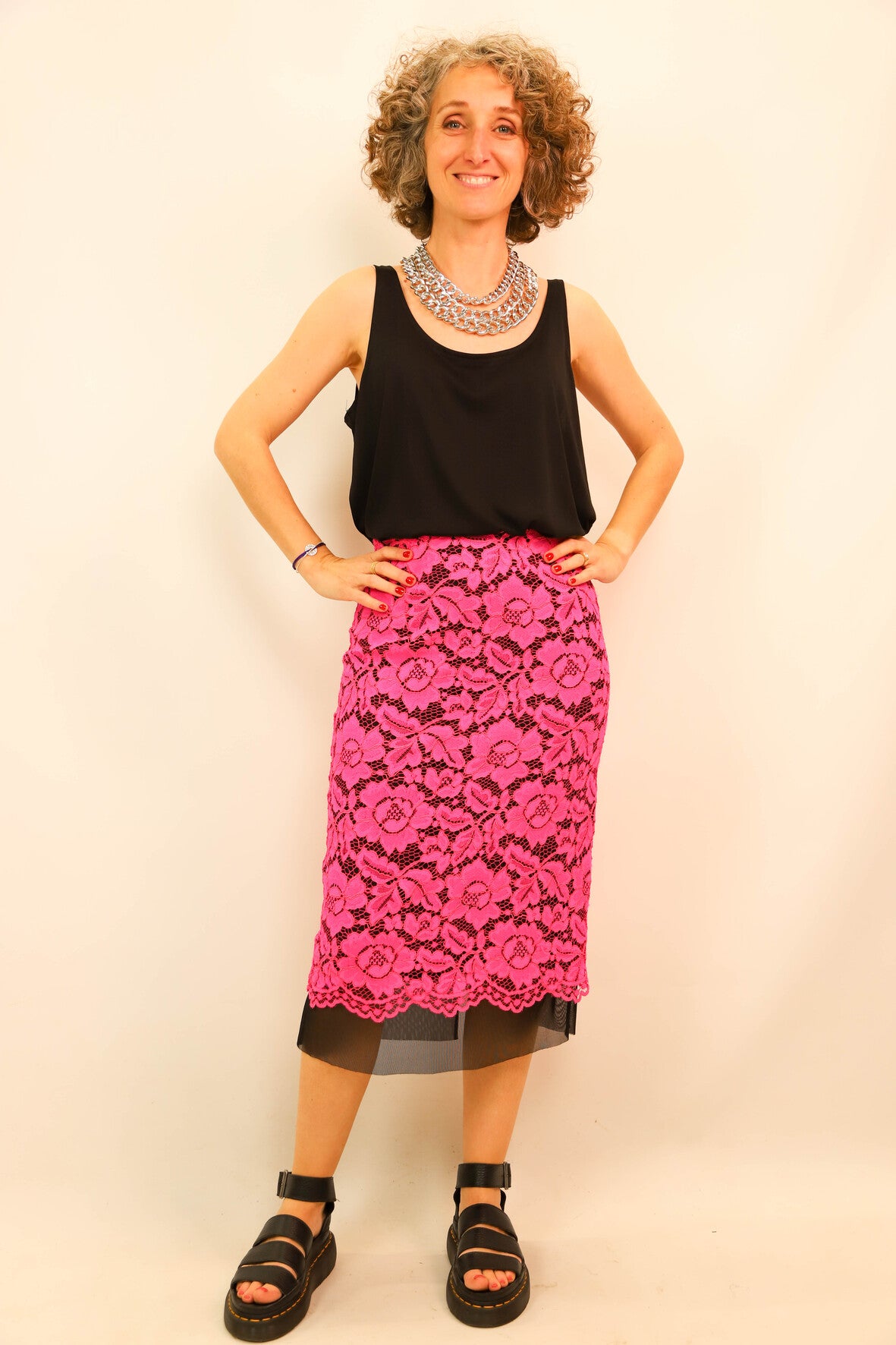 Jupe rose Sandro Taille S