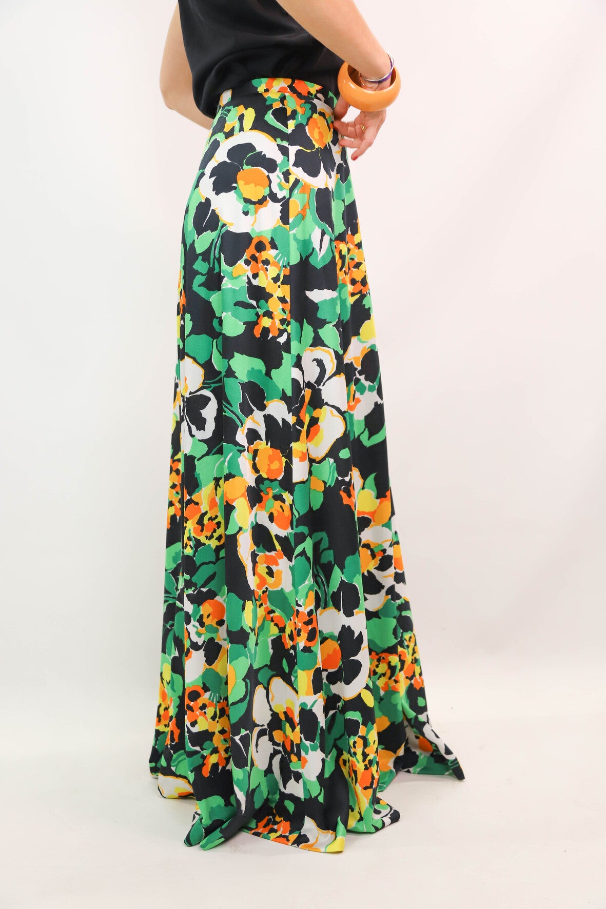 Jupe longue fleurie Saint Joseph Taille S