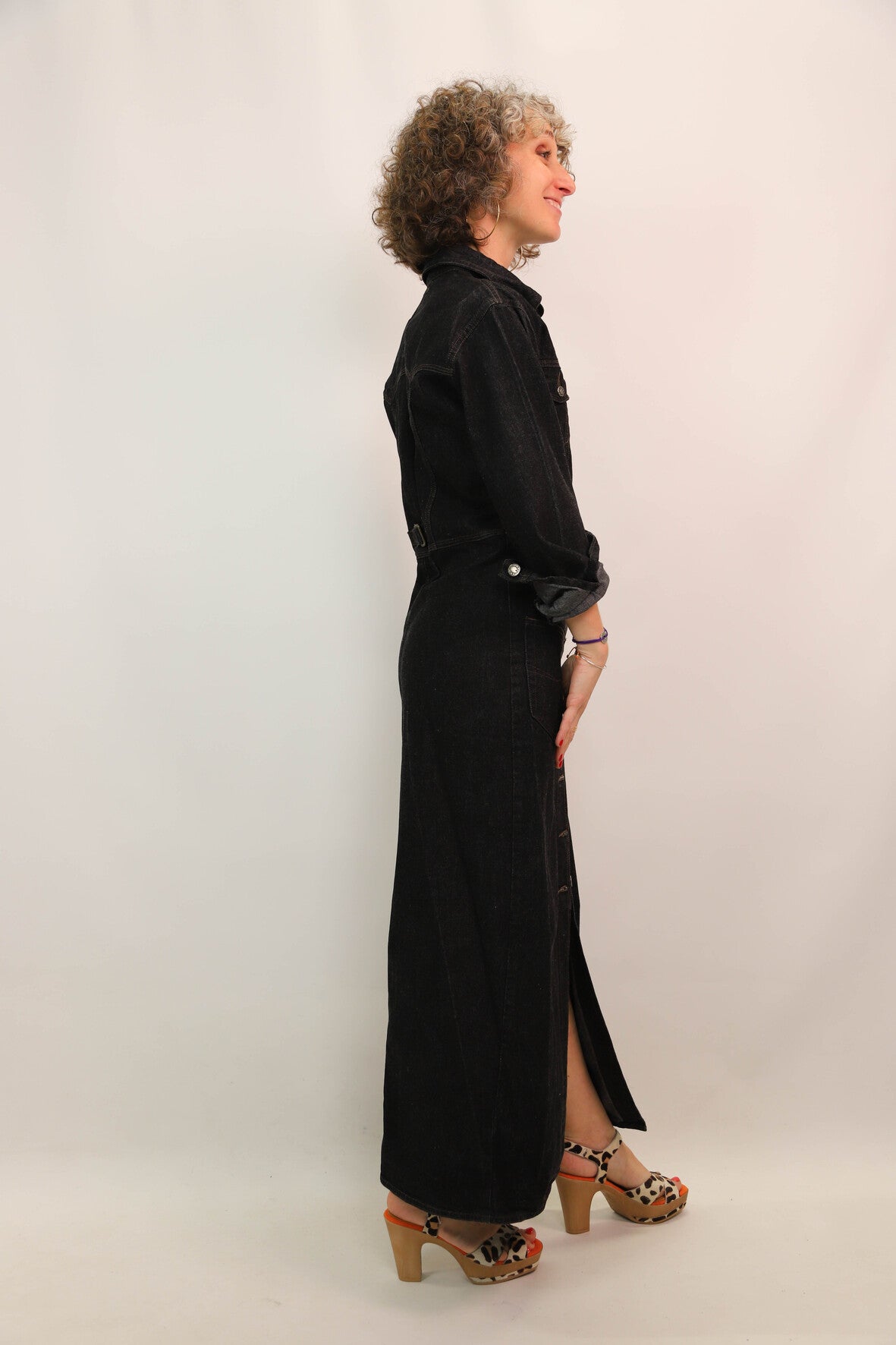 Robe longue noire Naf Naf Taille M