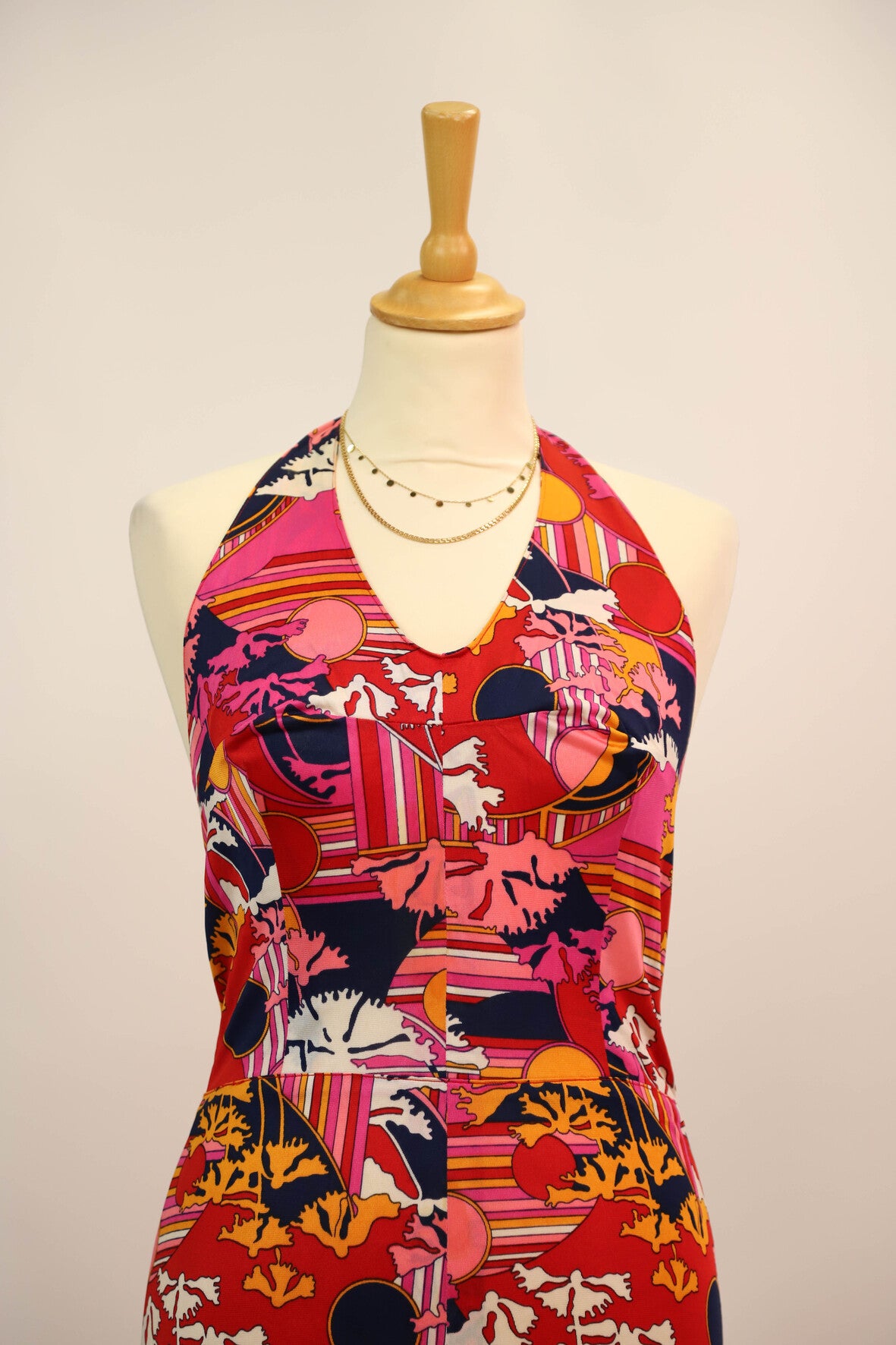 Robe longue multicolore Taille S