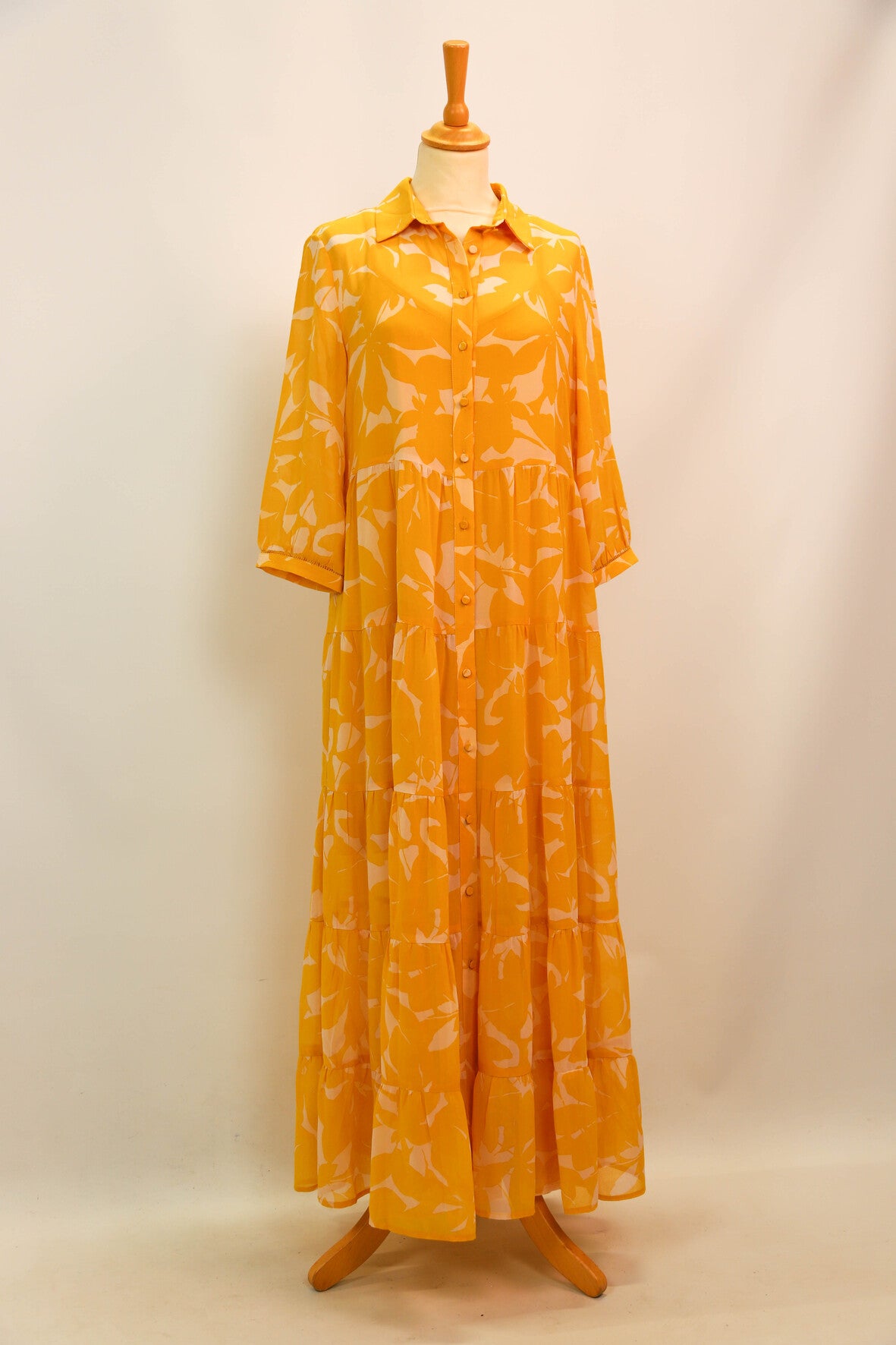 Robe longue jaune Grace et Mila taille L
