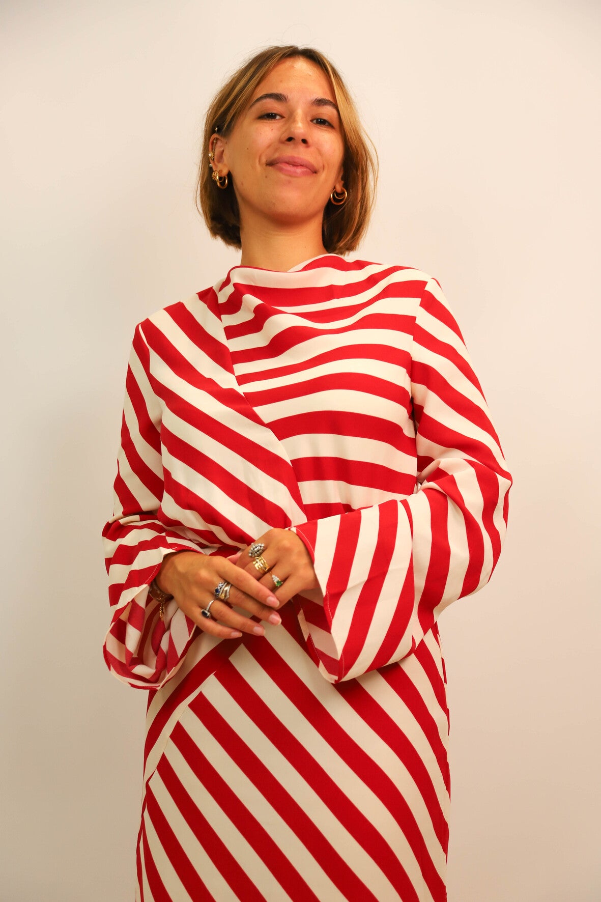 Robe longue rayée H&M Taille XS - NEUF