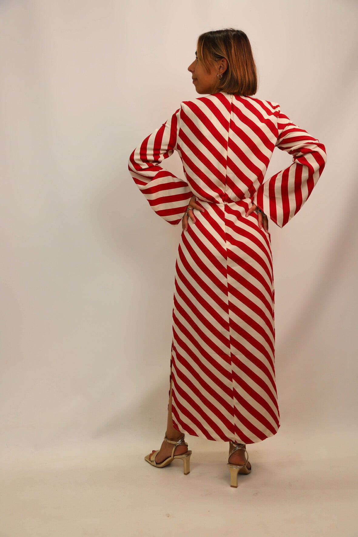 Robe longue rayée H&M Taille XS - NEUF