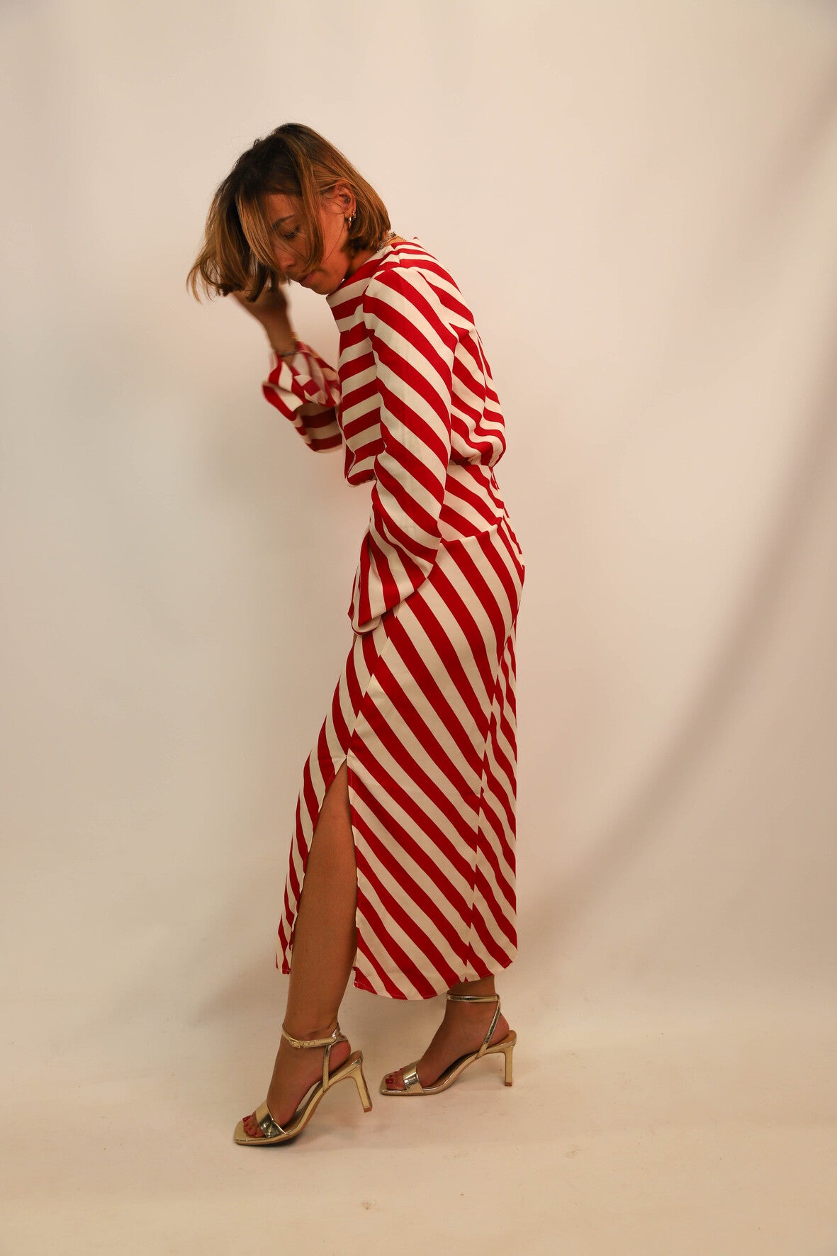 Robe longue rayée H&M Taille XS - NEUF