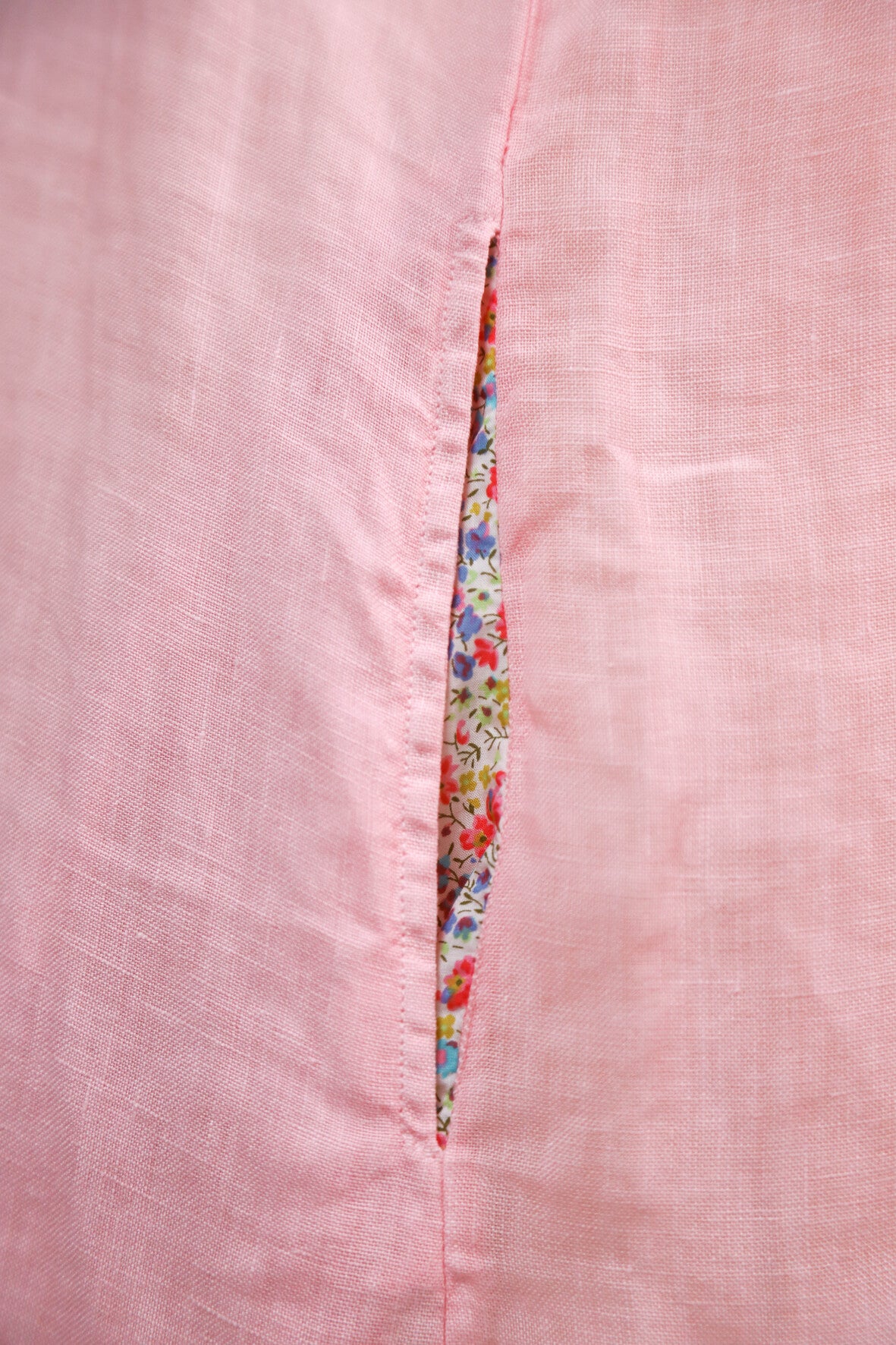 Robe en lin rose Jacobs and Jacobs Taille M/L