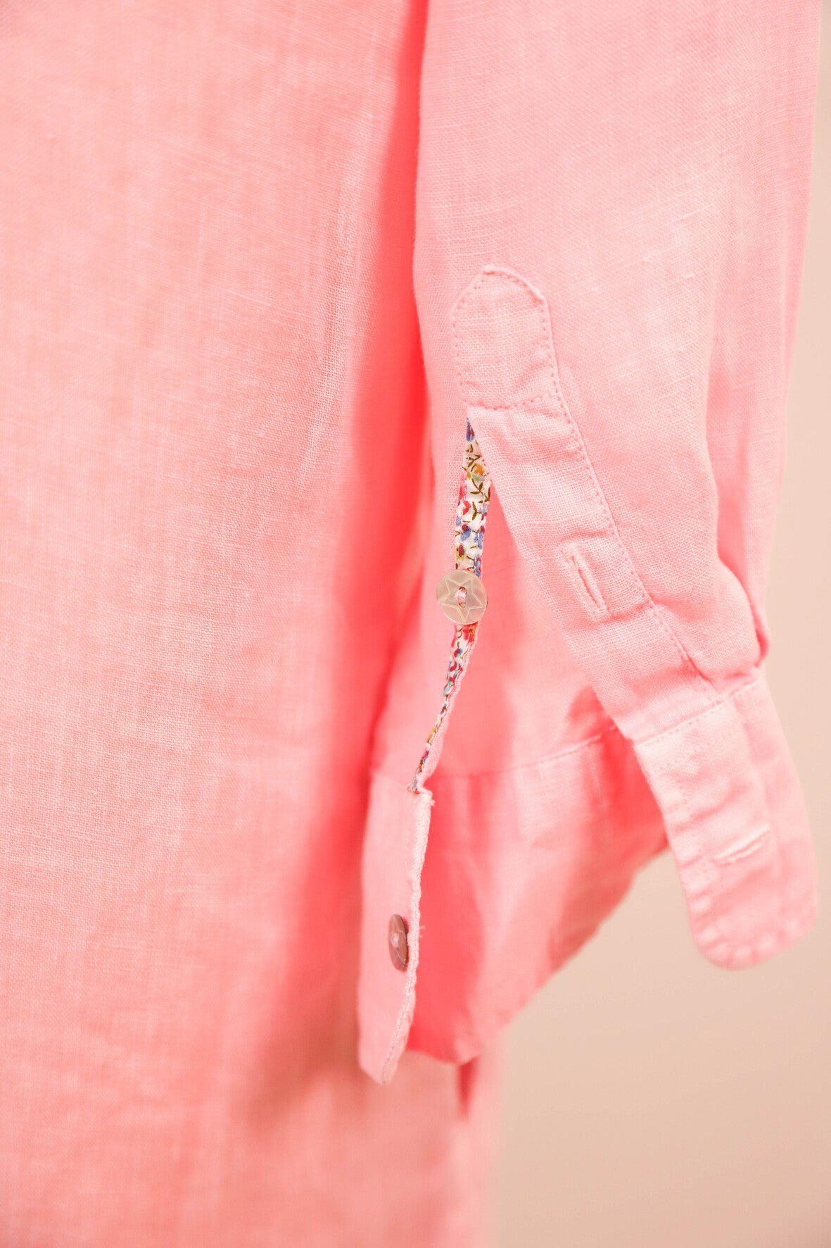 Robe en lin rose Jacobs and Jacobs Taille M/L