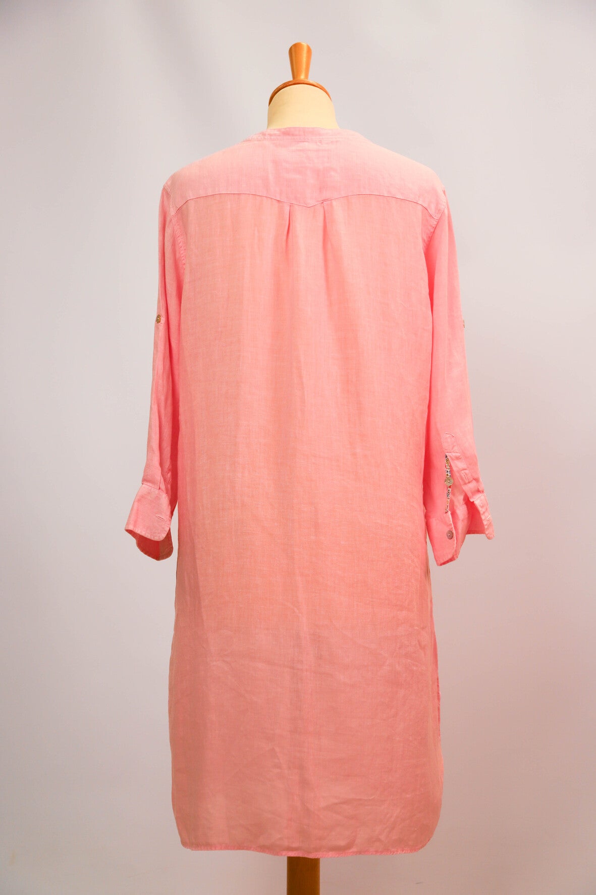 Robe en lin rose Jacobs and Jacobs Taille M/L