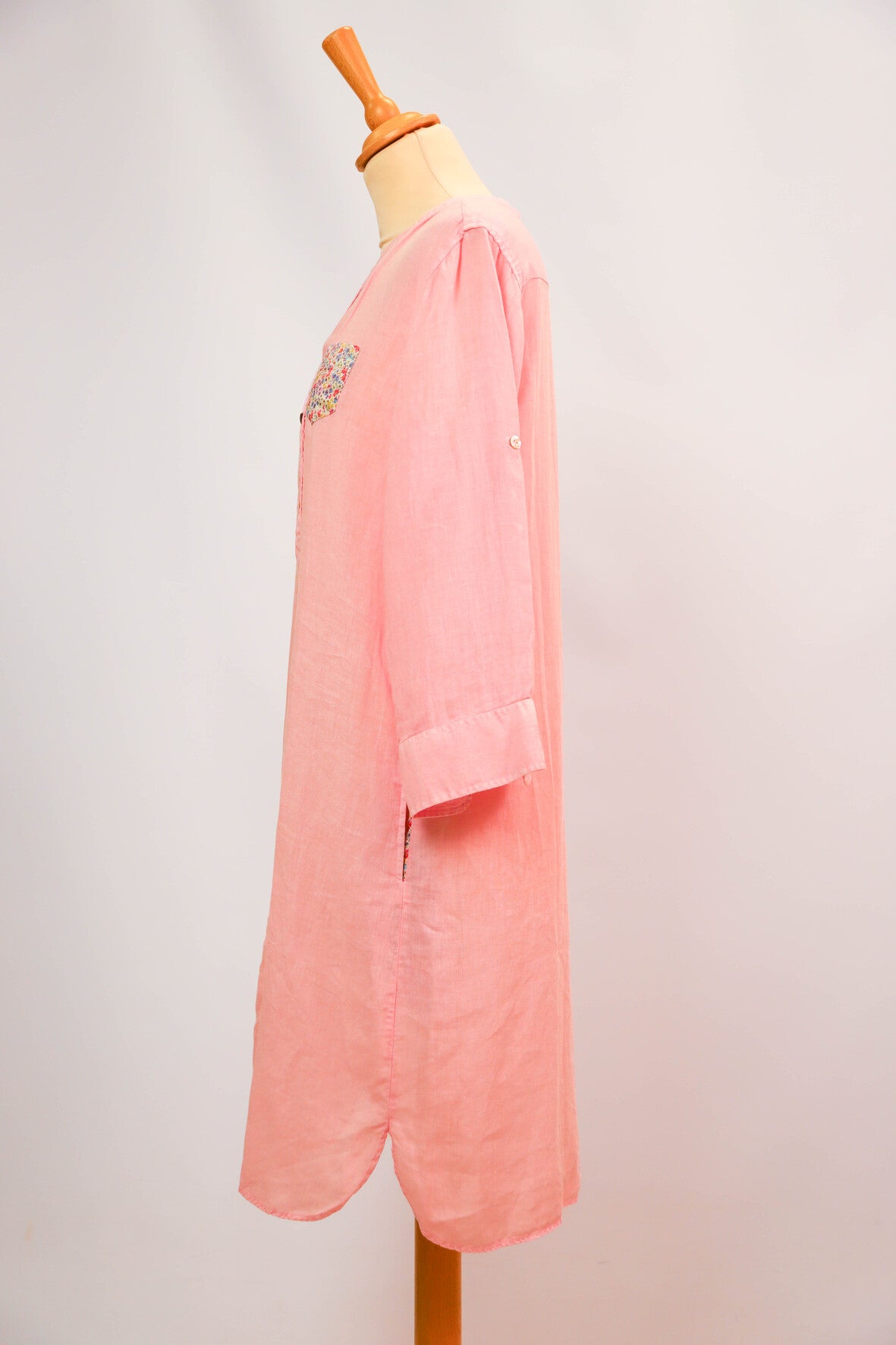 Robe en lin rose Jacobs and Jacobs Taille M/L