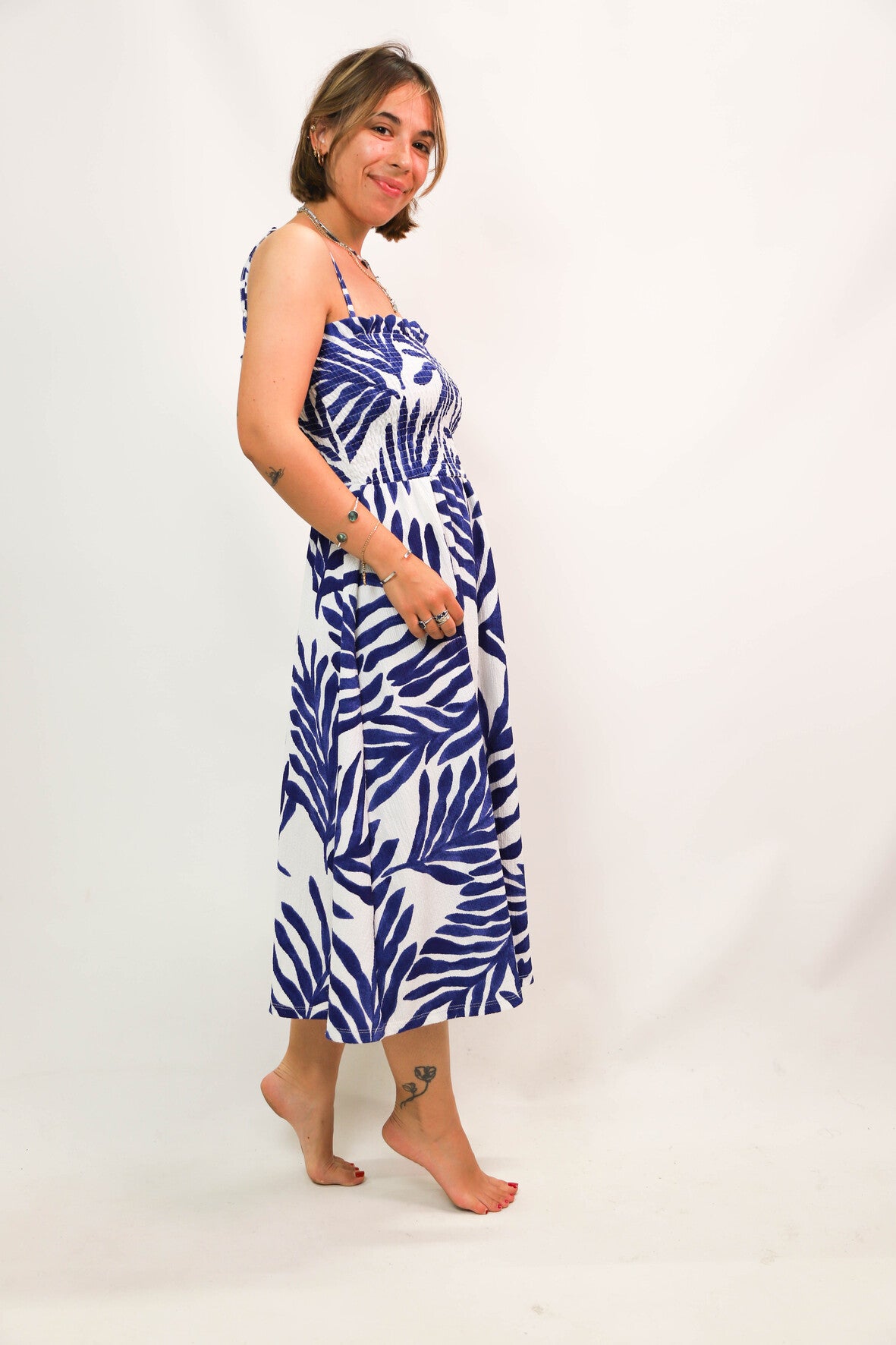 Robe bleue H&M Taille M