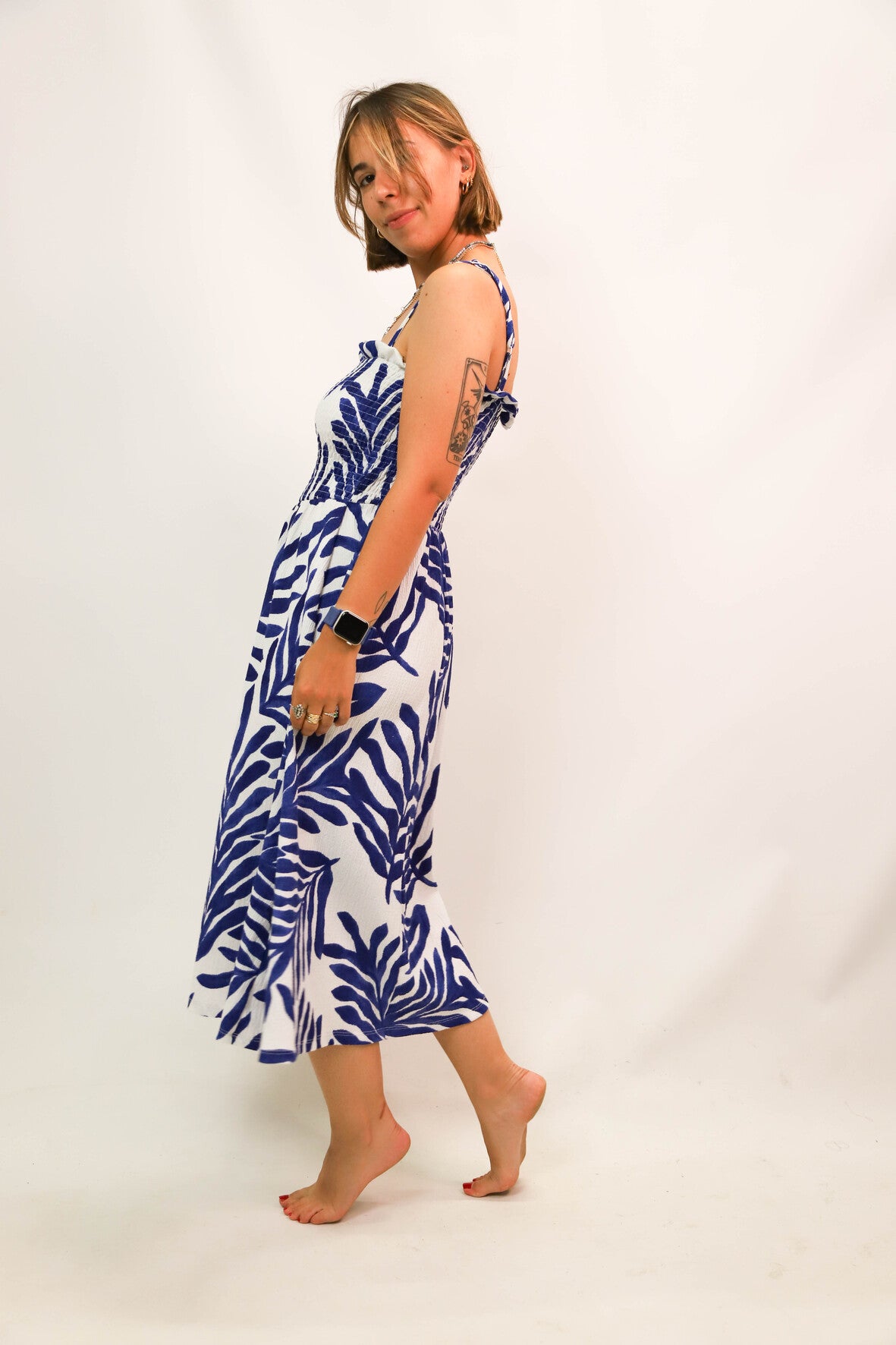 Robe bleue H&M Taille M